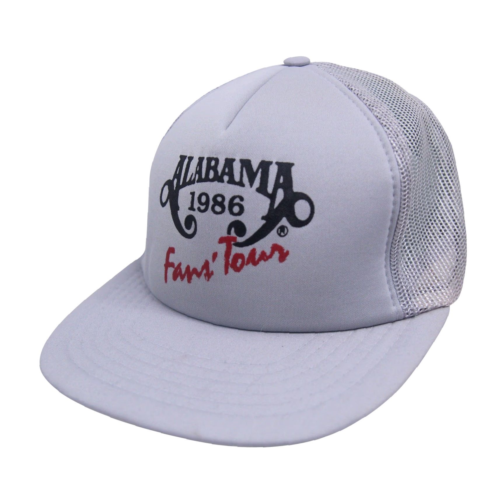 Vintage VINTAGE 1984 Alabama Fans Tour Trucker Hat Men's Adjustable Gray Hat Size ONE SIZE - 2 Thumbnail