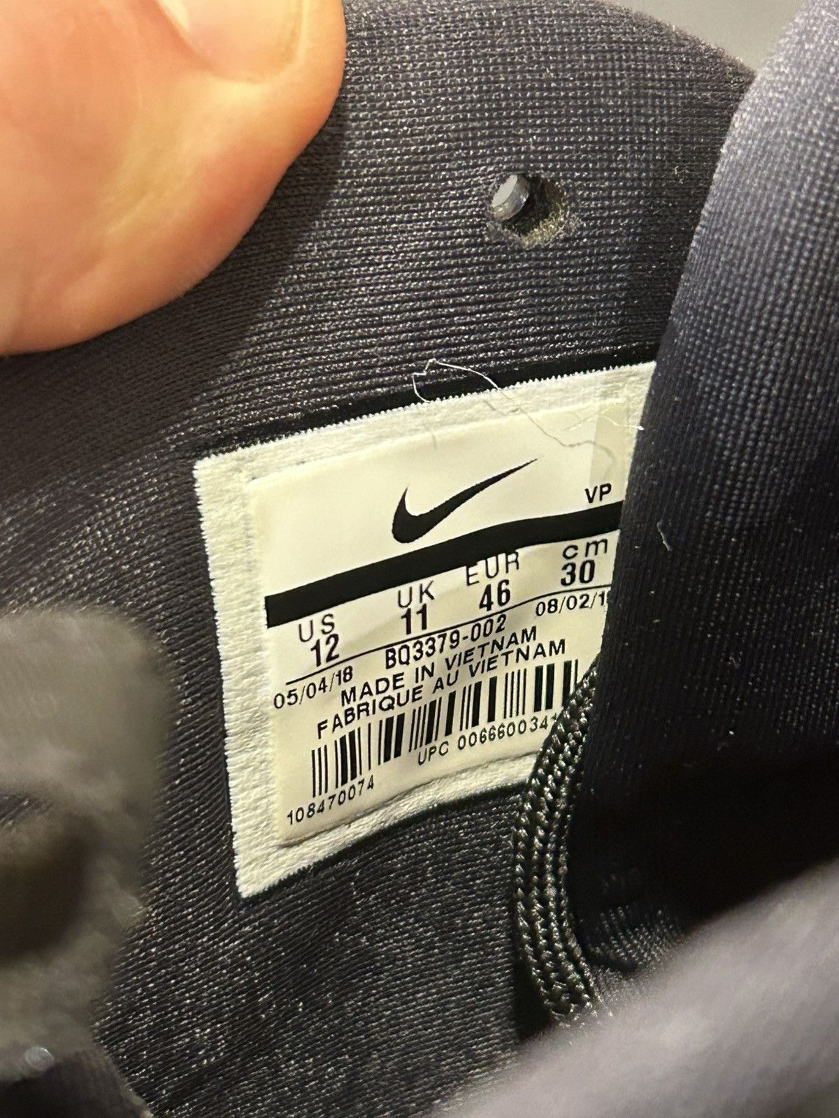 Nike Nike Zoom Rookie Black Size US 12 / EU 45 - 8 Thumbnail