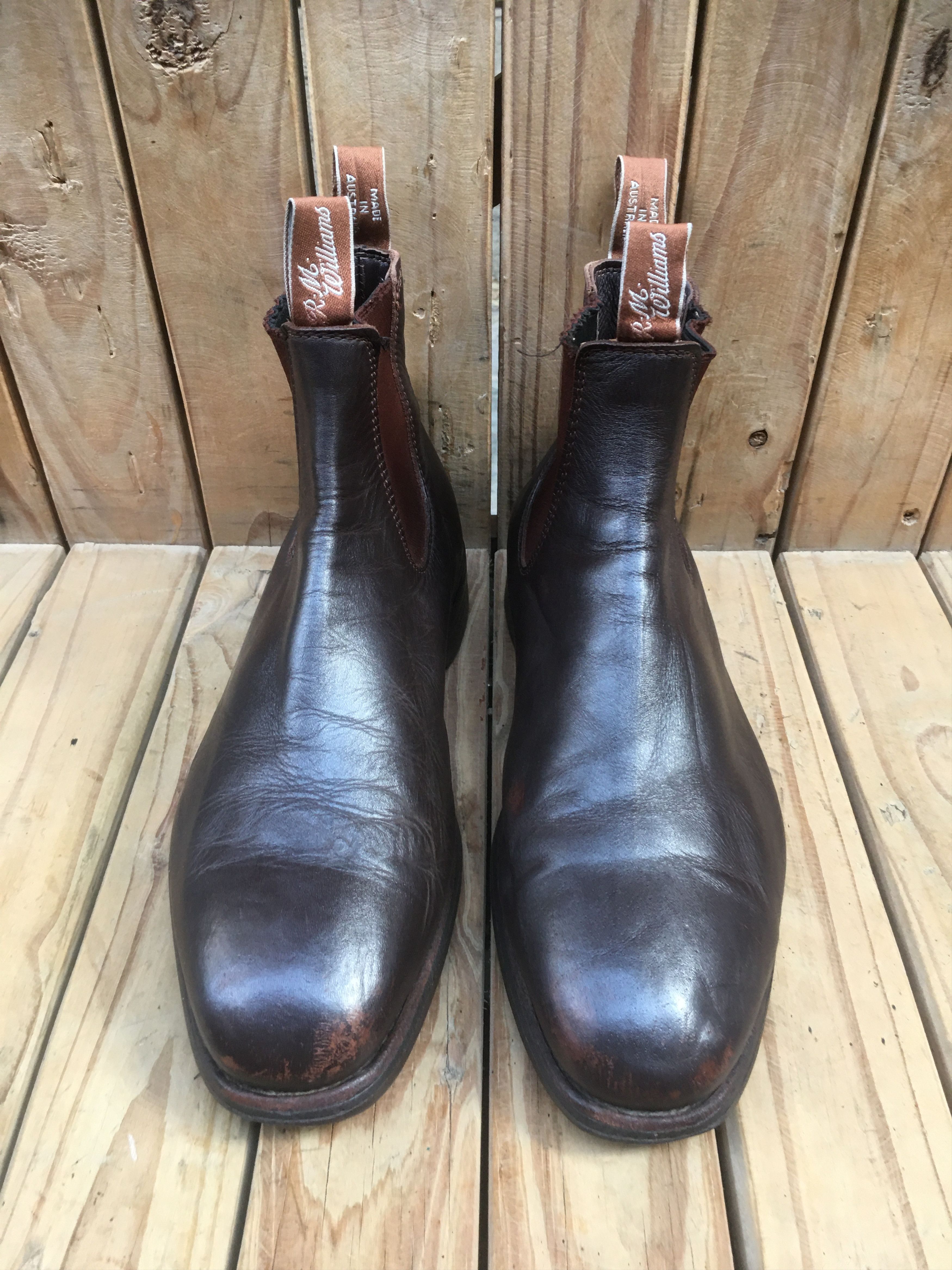 R.M. Williams RM Williams Brown Leather Boots Sz Uk 9.5 H USA 10.5 Size US 10.5 / EU 43-44 - 2 Thumbnail