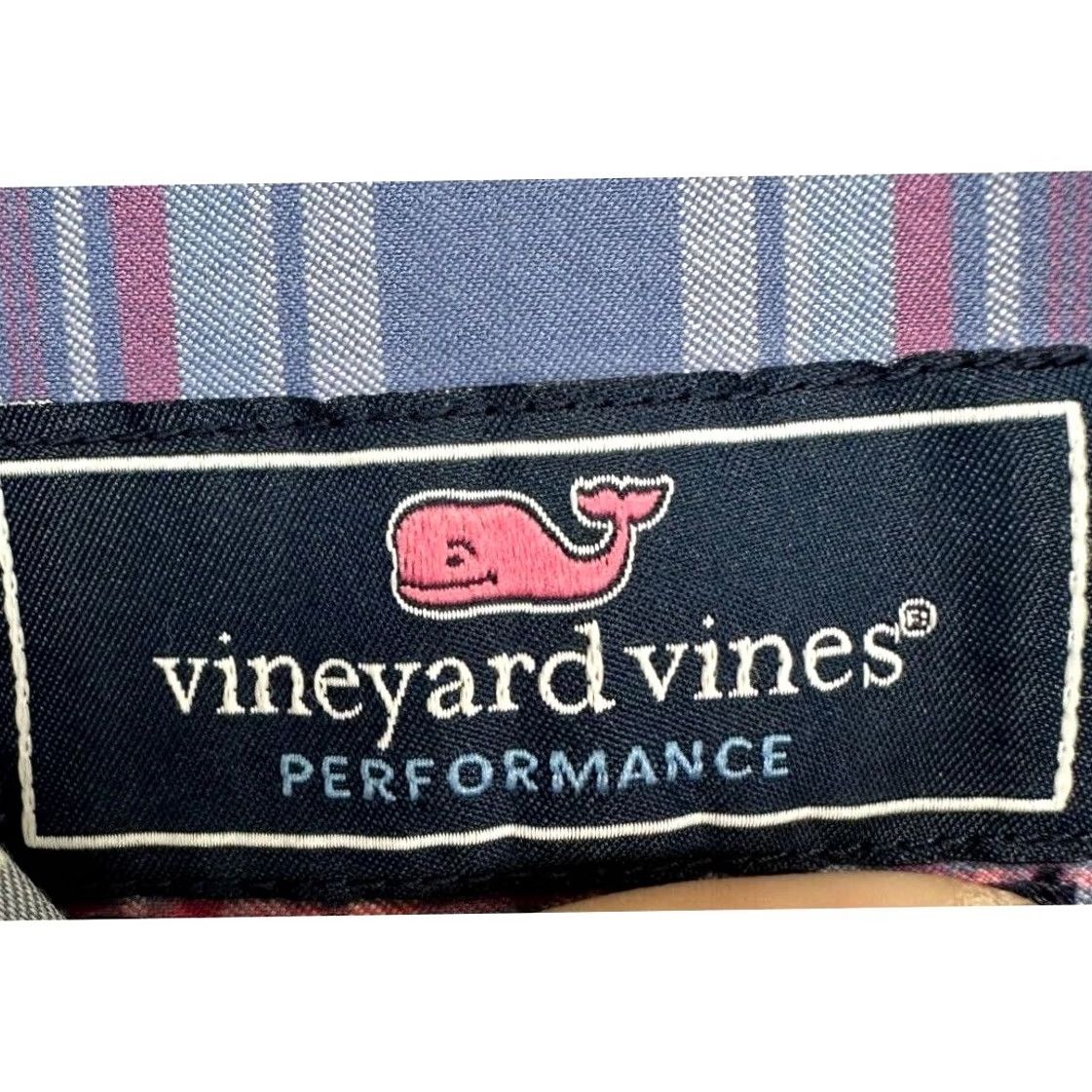 Vineyard Vines Vineyard Vines Shirt Men Medium Performance Purple Plaid Logo Nylon Blend Murray Size US M / EU 48-50 / 2 - 5 Thumbnail