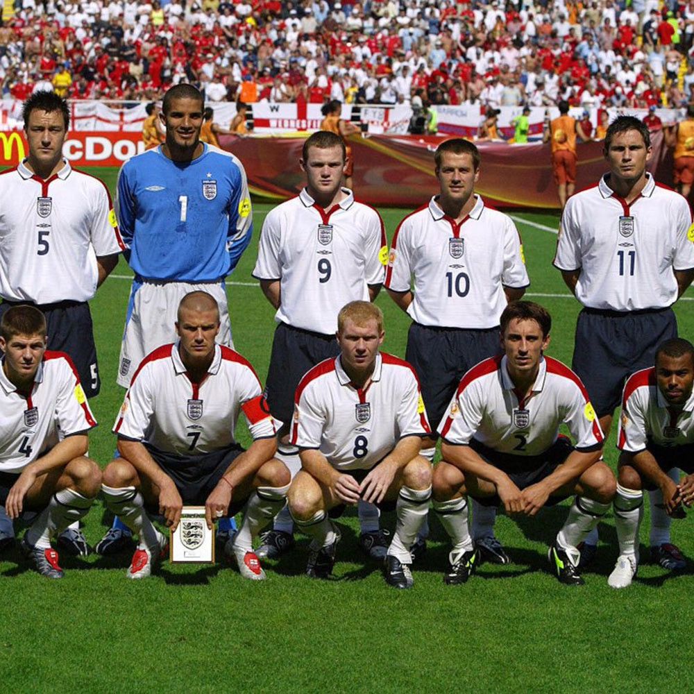 England Euro 2004 Umbro official shirt