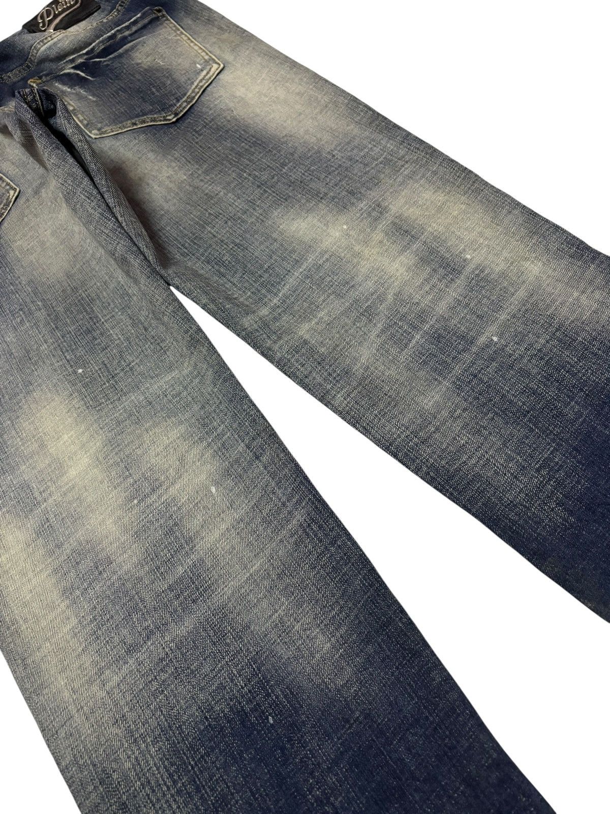 Philipp Plein Vtg Philipp Plein Homme Sashiko Distressed Jeans Size US 34 / EU 50 - 7 Thumbnail