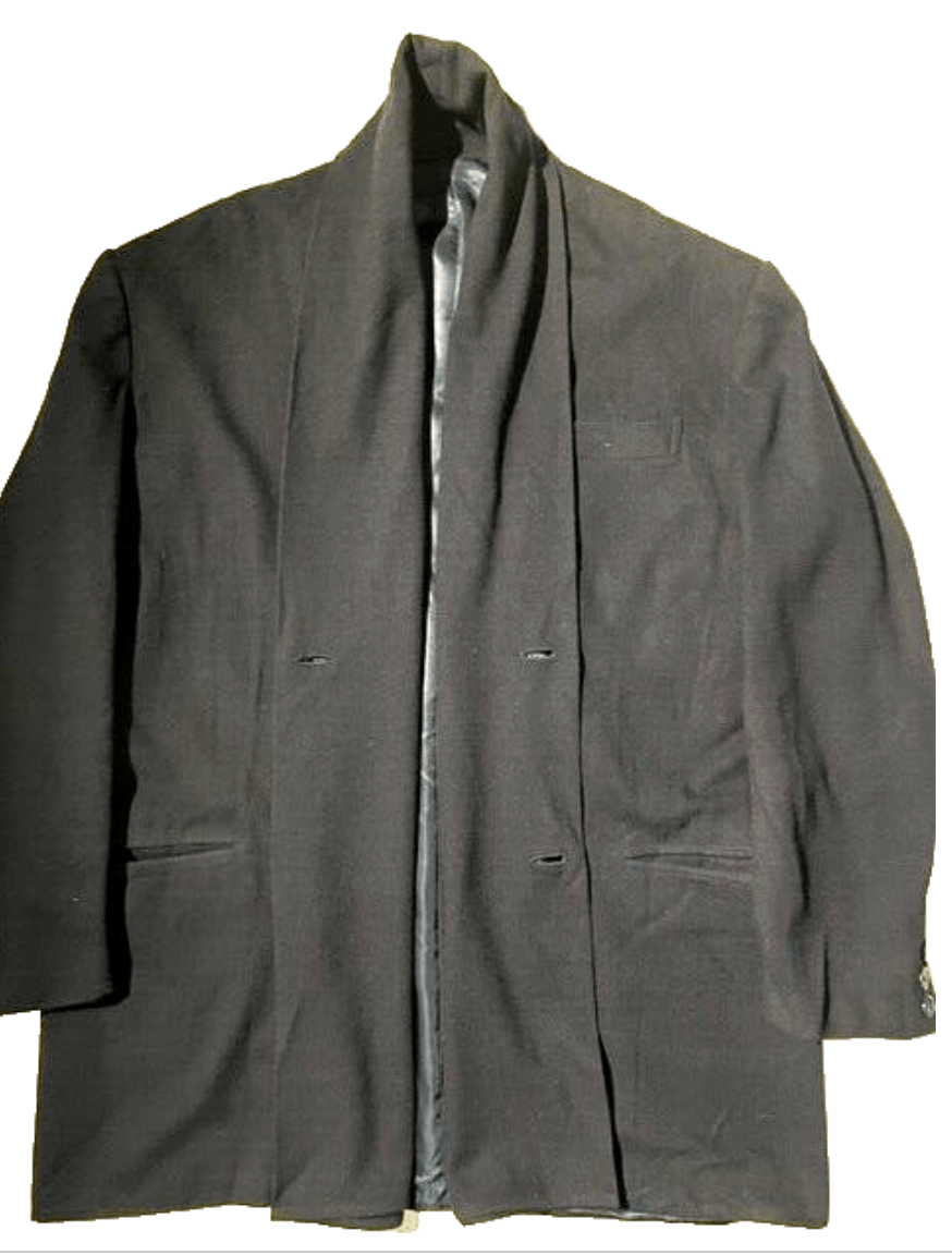 Yohji Yamamoto 80s YOHJI YAMAMOTO POUR HOMME Men Wool Scarf Jacket 