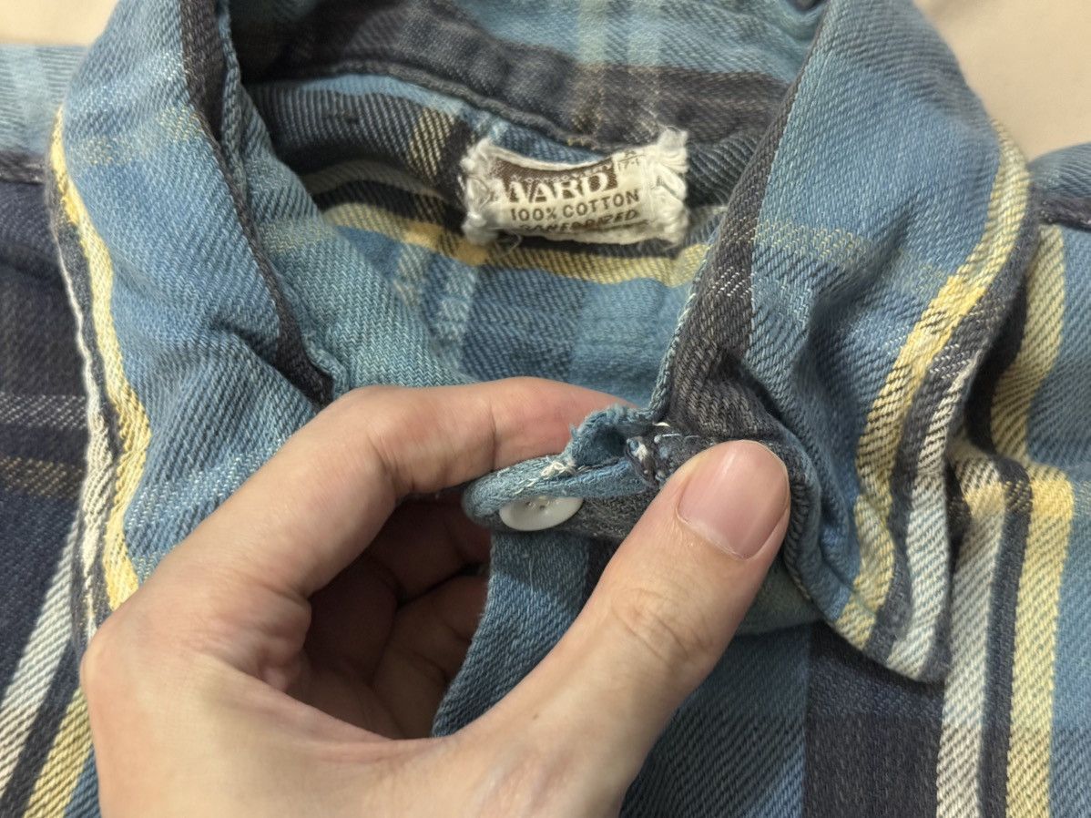 Vintage Vintage 60s 70s Montgomery Ward Flannel Shirt Big Size Size US XL / EU 56 / 4 - 9 Thumbnail