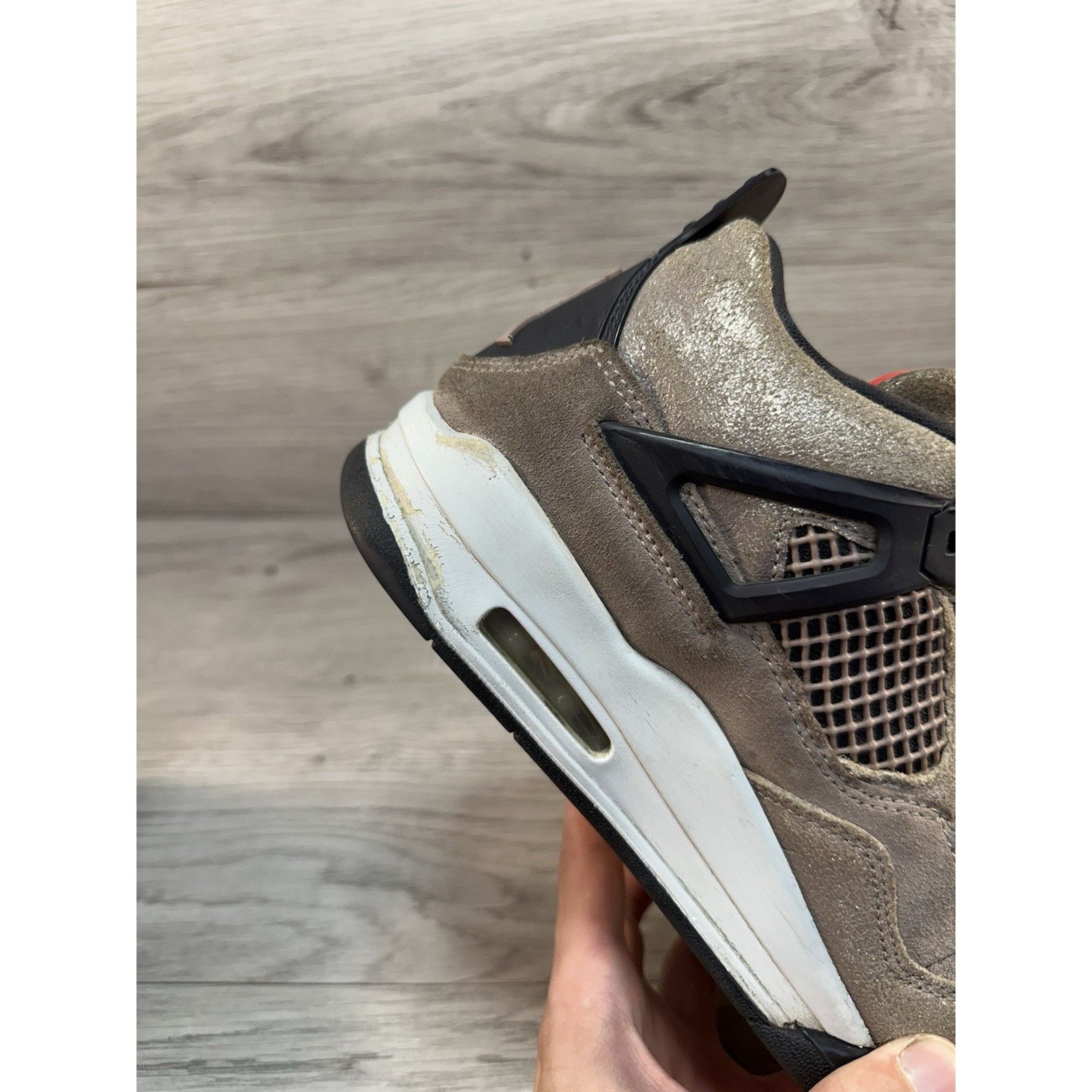Jordan Brand Jordan Retro 4 Taupe Haze GS - Size 6.5y Size US 6.5 / EU 39-40 - 8 Thumbnail