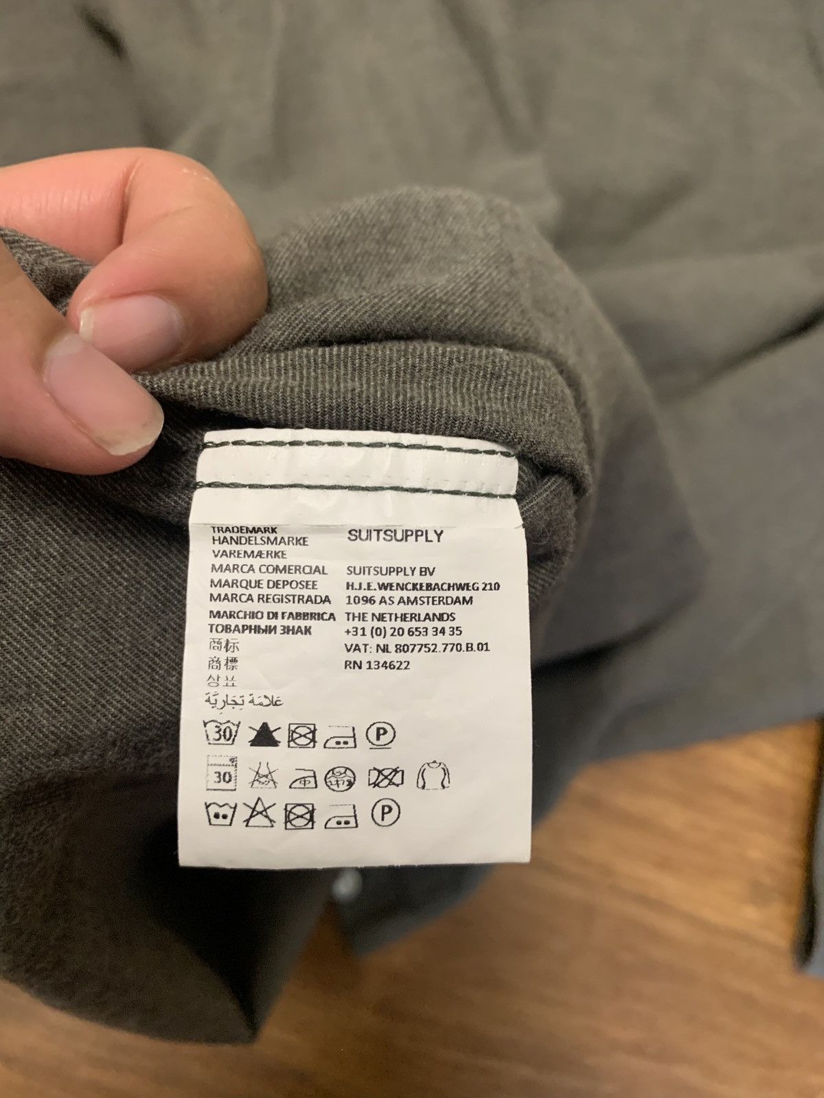 Suitsupply Suit Supply Egyptian Cotton Button Up 17/43 Extra Slim Fit Size US XL / EU 56 / 4 - 5 Thumbnail