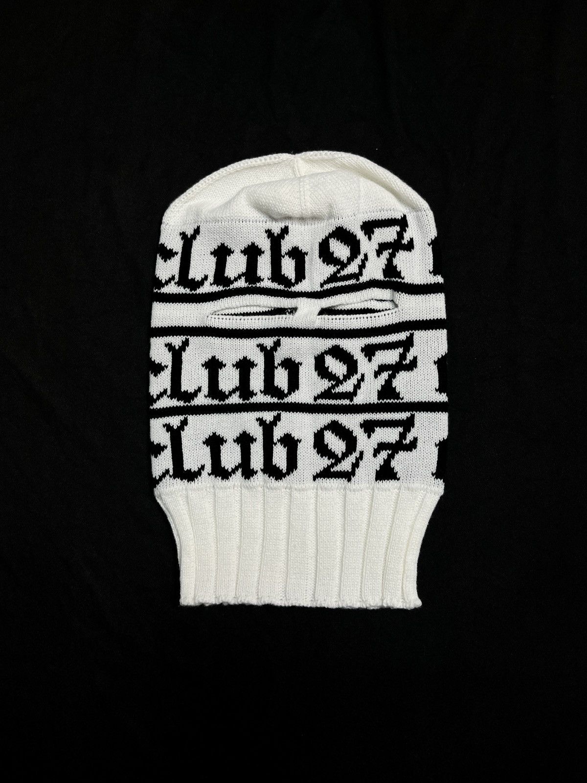 Hype Deadstock 27 Club Graphic Balaclava Knitted Face Ski Mask OS