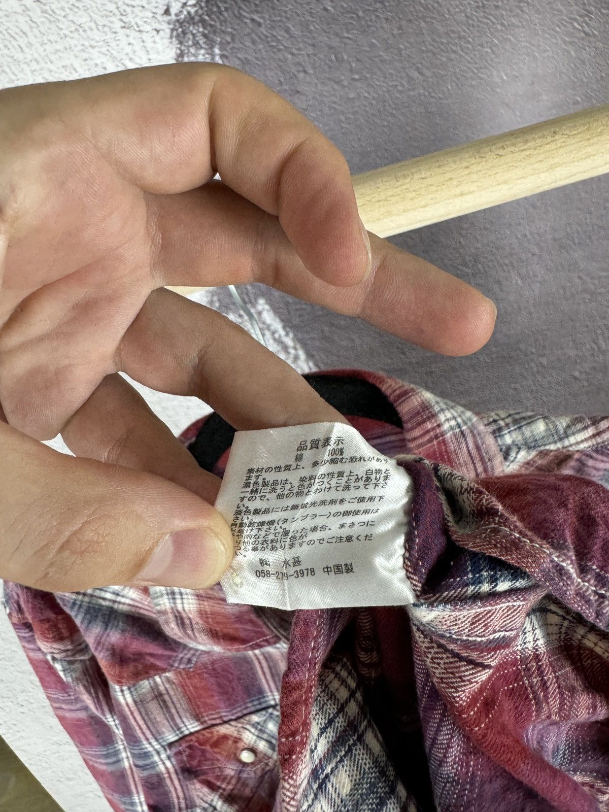 Flannel Gembony Japanese style red flannel vintage checkered shirt Size US L / EU 52-54 / 3 - 11 Thumbnail