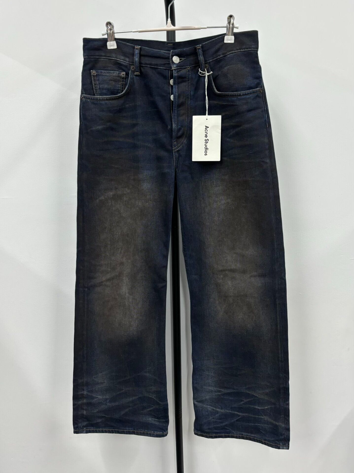 Acne Studios Acne Studios Wide-Leg Denim Pants 24FW 2021M Size US 28 / EU 44 - 1 Thumbnail