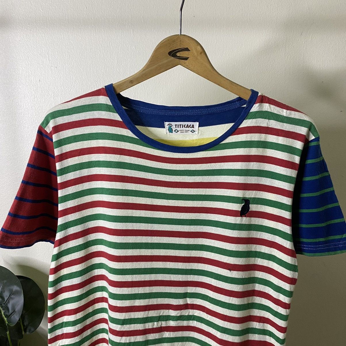 Japanese Brand Titicaca Multicolor Stripes Tee Size US S / EU 44-46 / 1 - 2 Thumbnail