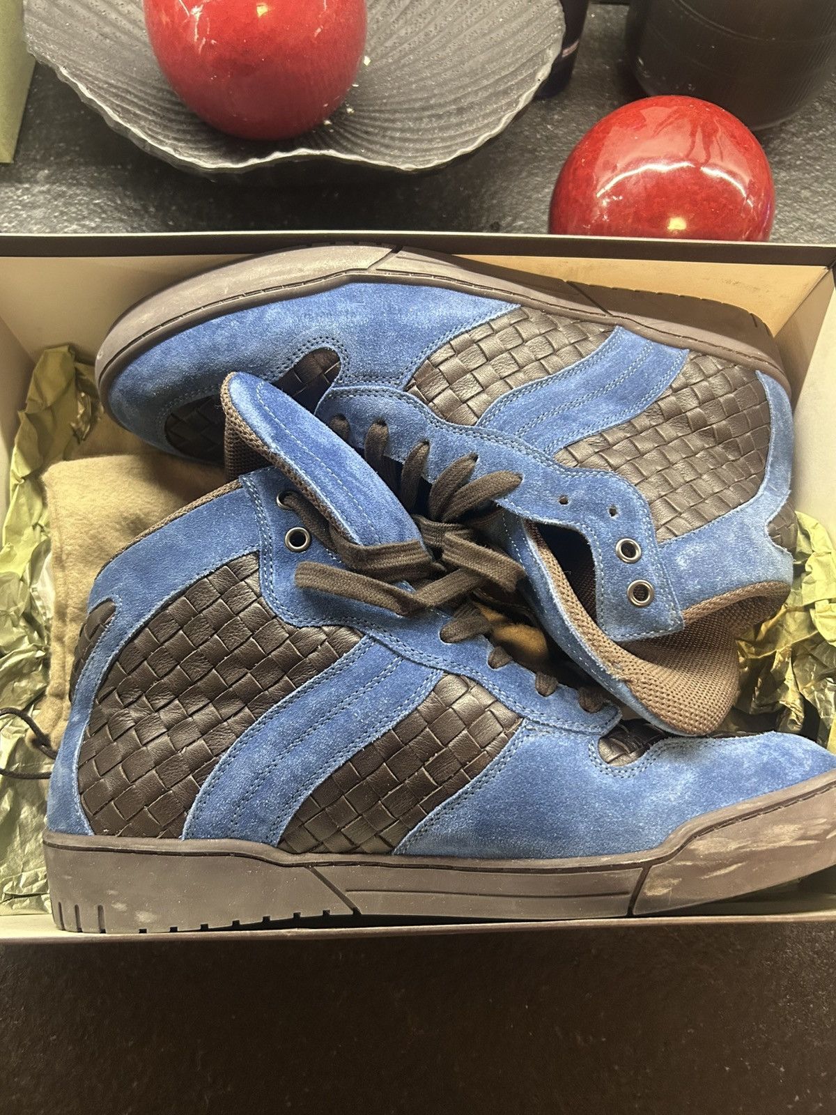 Bottega Veneta Bottega Venetta High Top Sneakers Size US 10 / EU 43 - 7 Thumbnail