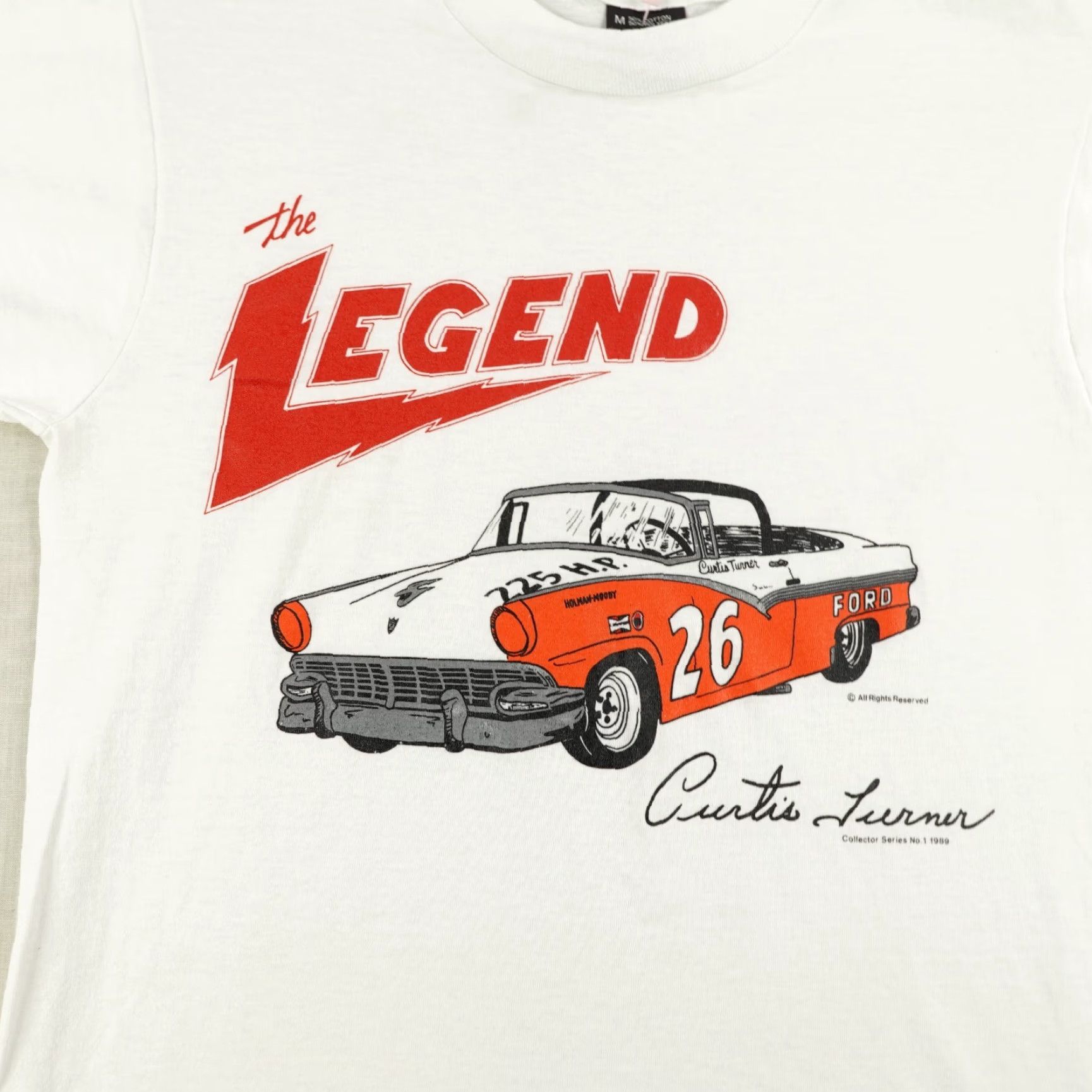 Vintage VINTAGE Curtis Turner Shirt Mens M White The Legend Ford Car Racing 80s Shirt Mens White Cars 80s Mens M Vintage Kurt? Size US M / EU 48-50 / 2 - 2 Thumbnail