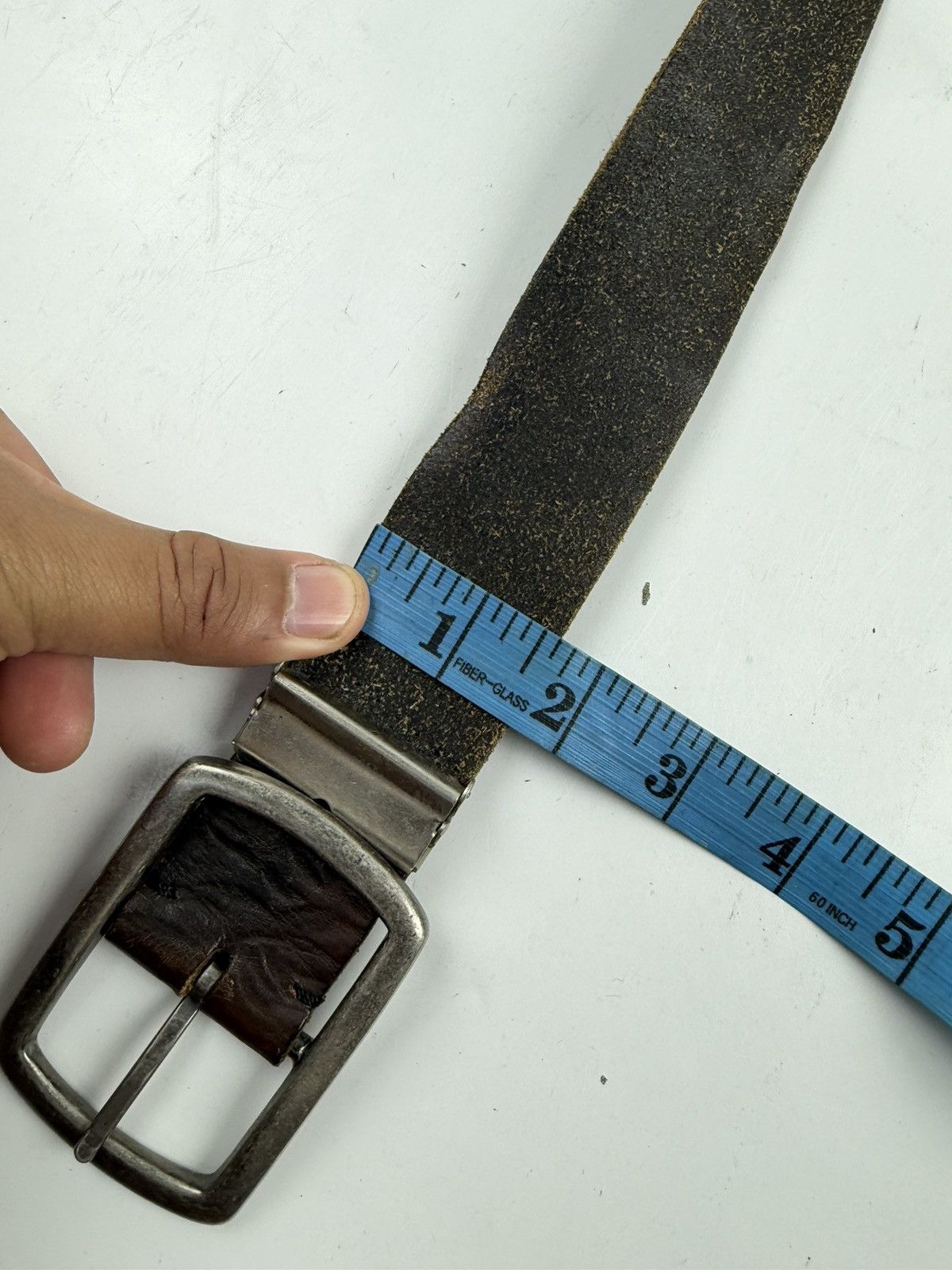 Japanese Brand genuine leather belt tc43 Size ONE SIZE - 6 Thumbnail