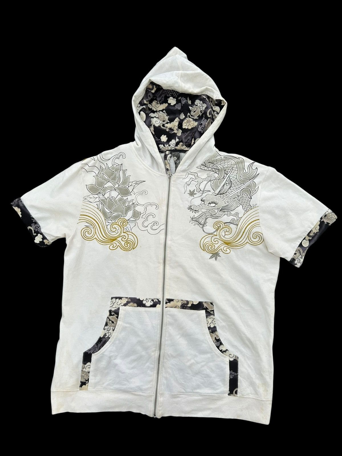 Kapital Karakuri Tamashii inspired Japanes Tradisional Dragon Hoodie Size US L / EU 52-54 / 3 - 4 Thumbnail