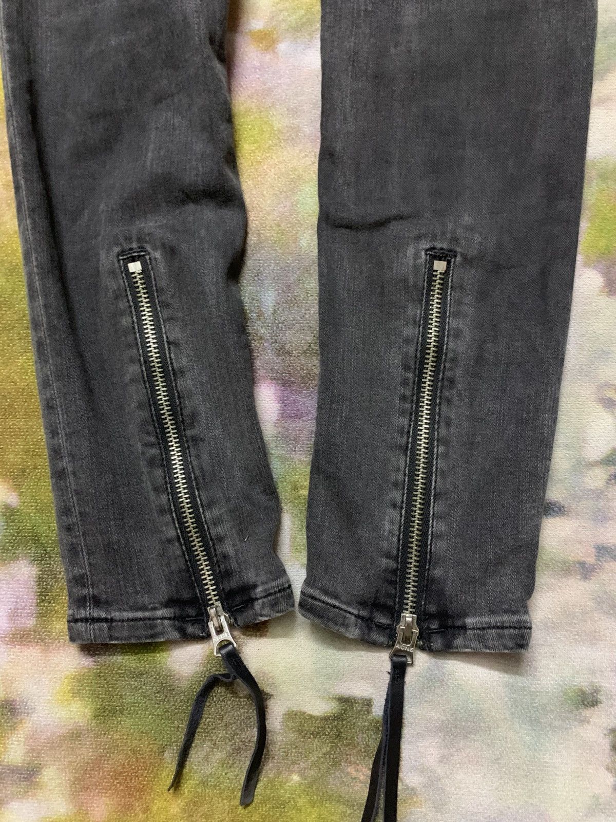 Acne Studios Acne Washed Skinny 5 Pistol Blk Denim Pants Size 24" / US 00 / IT 34 - 9 Thumbnail
