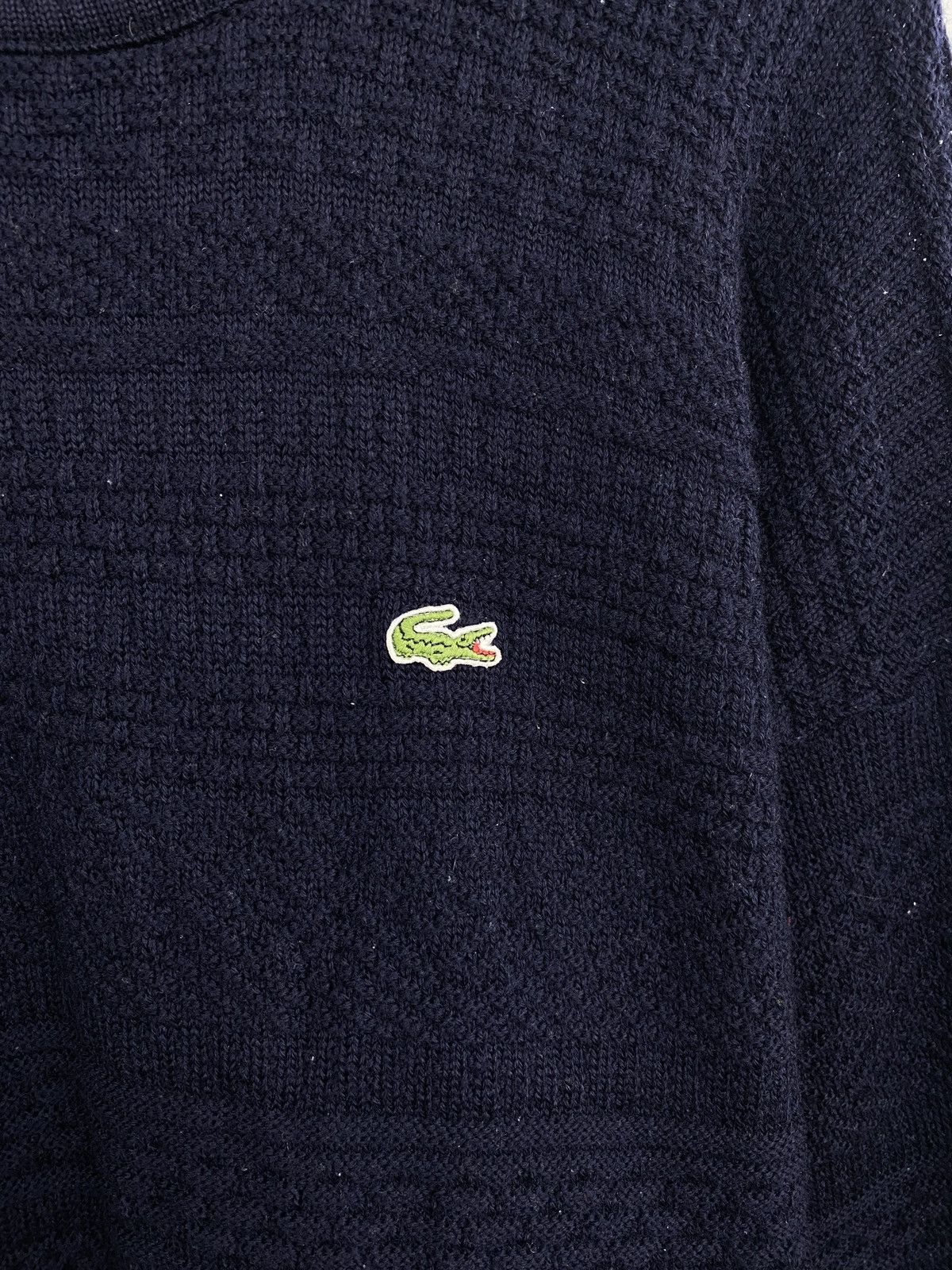 Lacoste 🇫🇷 Vintage 90s Lacoste Wool Knit Sweater made in France Size US XXL / EU 58 / 5 - 4 Thumbnail