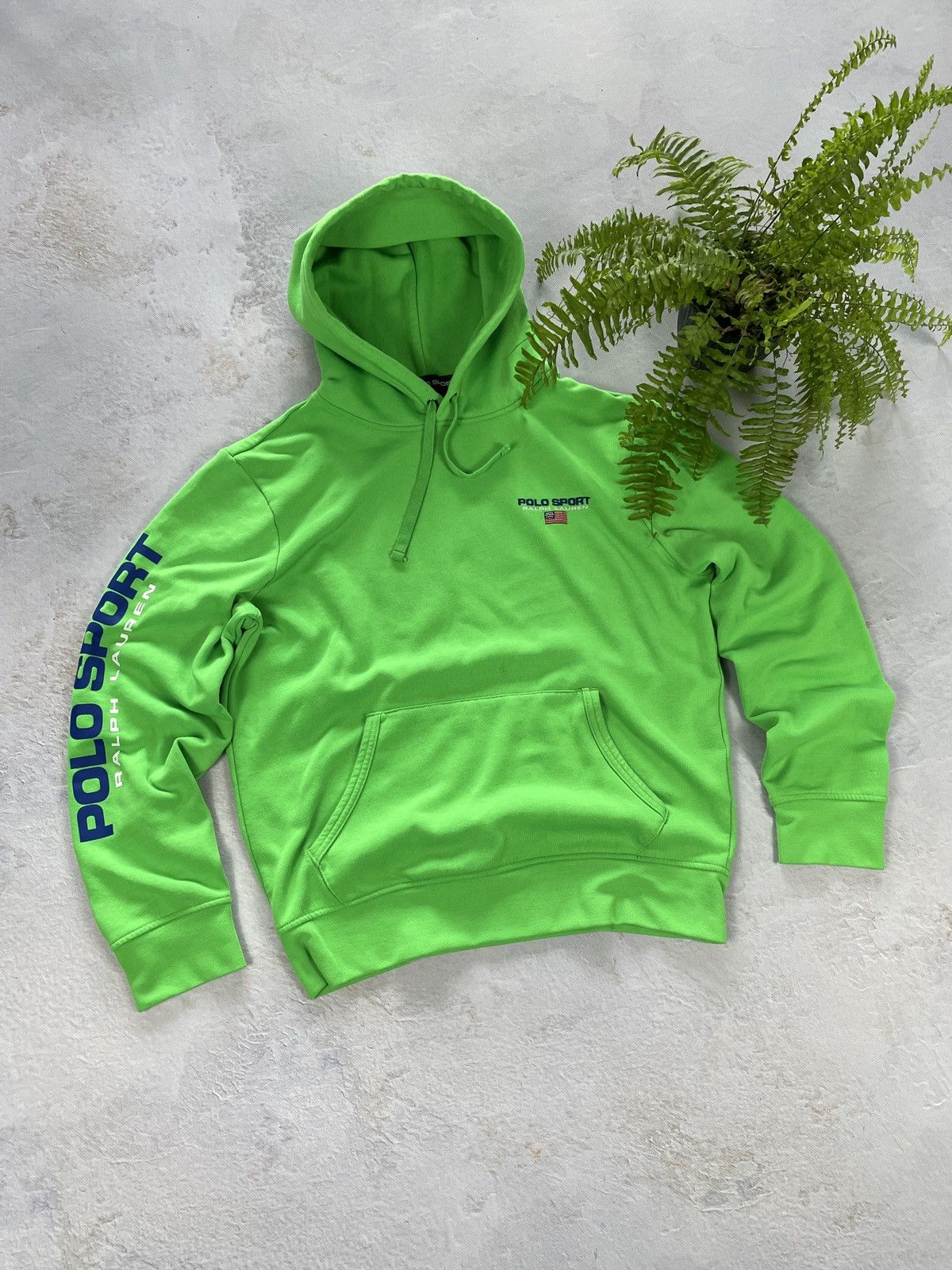 Polo Ralph Lauren × Vintage Polo Sport Ralph Lauren Hoodie Vintage Big Logo Size US M / EU 48-50 / 2 - 2 Thumbnail