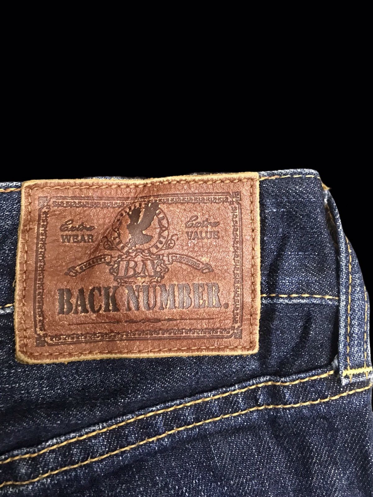 Japanese Brand 💥DENIM ART💥BACK NUMBER JAPAN DISTRESSED PAINTER DENIM F140 Size US 32 / EU 48 - 15 Thumbnail