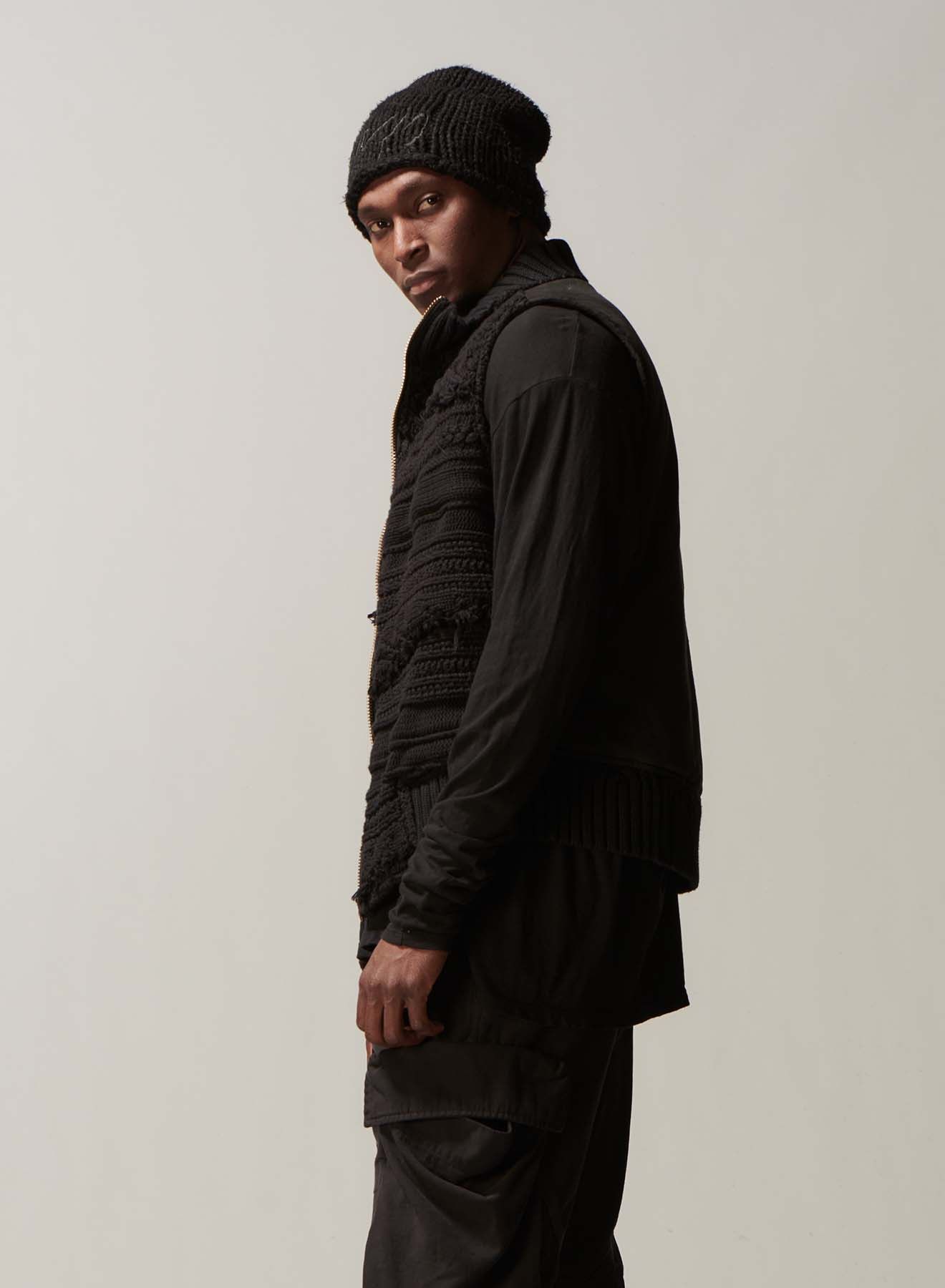 Greg Lauren Greg Lauren Black Fisherman Vest Size US L / EU 52-54 / 3 - 4 Thumbnail
