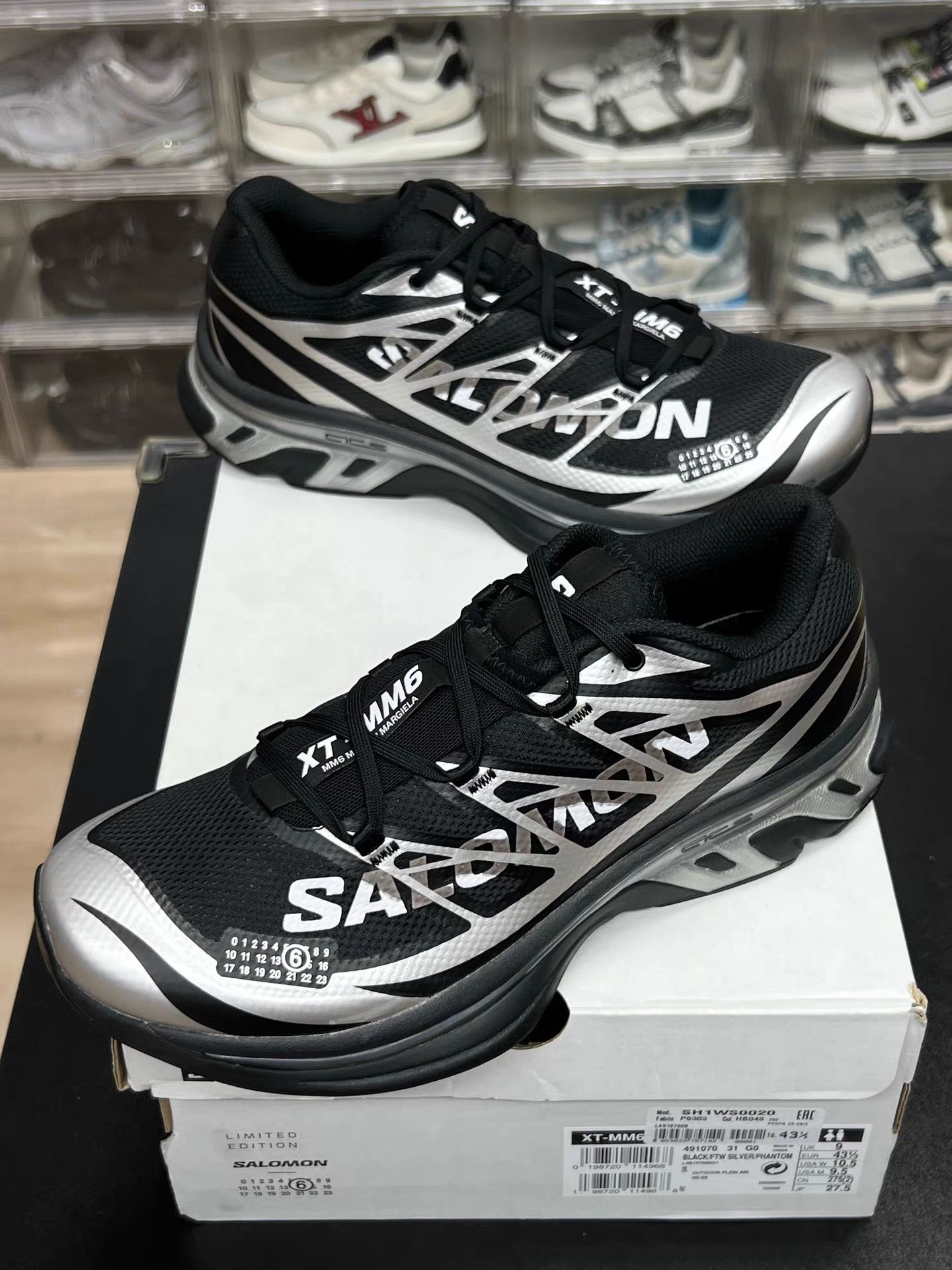 Salomon MM6 Maison Margiela x Salomon XT-MM6 Black/Silver K15 Size US 10 / EU 43 - 1 Thumbnail