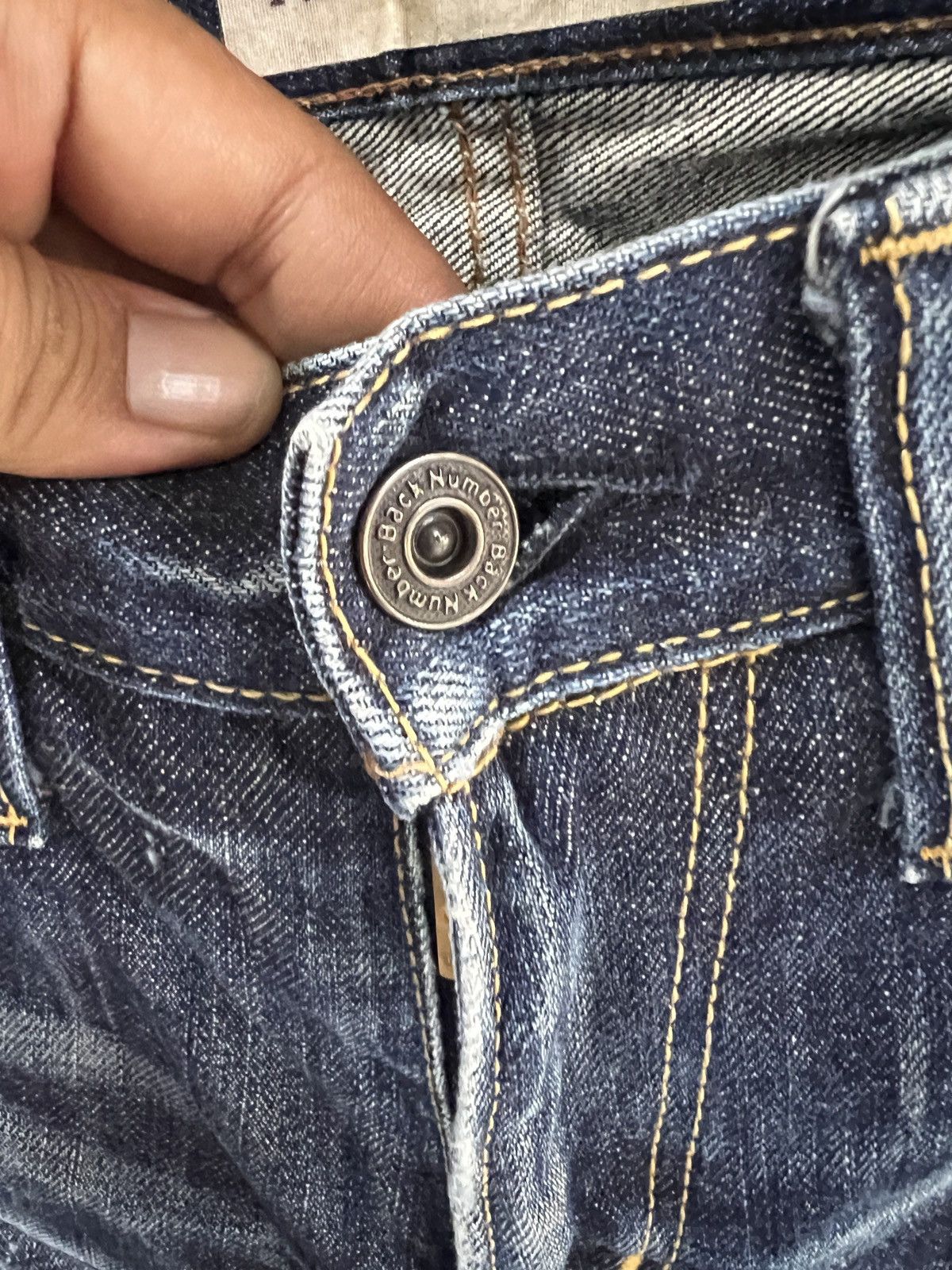 Japanese Brand 🔥Back Number Premium Vintage Flared Denim Size US 29 - 11 Thumbnail
