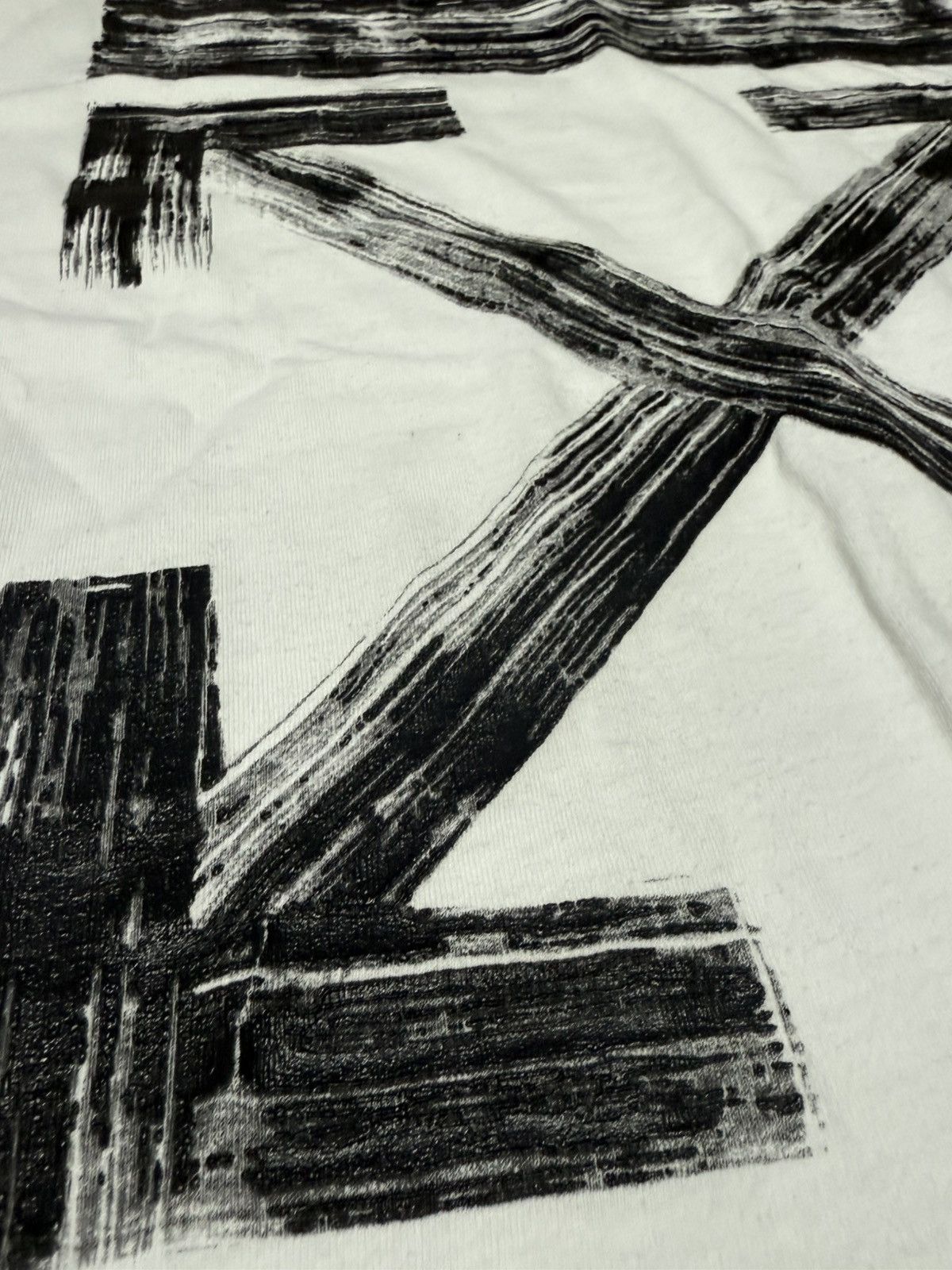 Off-White 🔥"Seeing Things" Off-White brushed tee Oversized Size US M / EU 48-50 / 2 - 5 Thumbnail