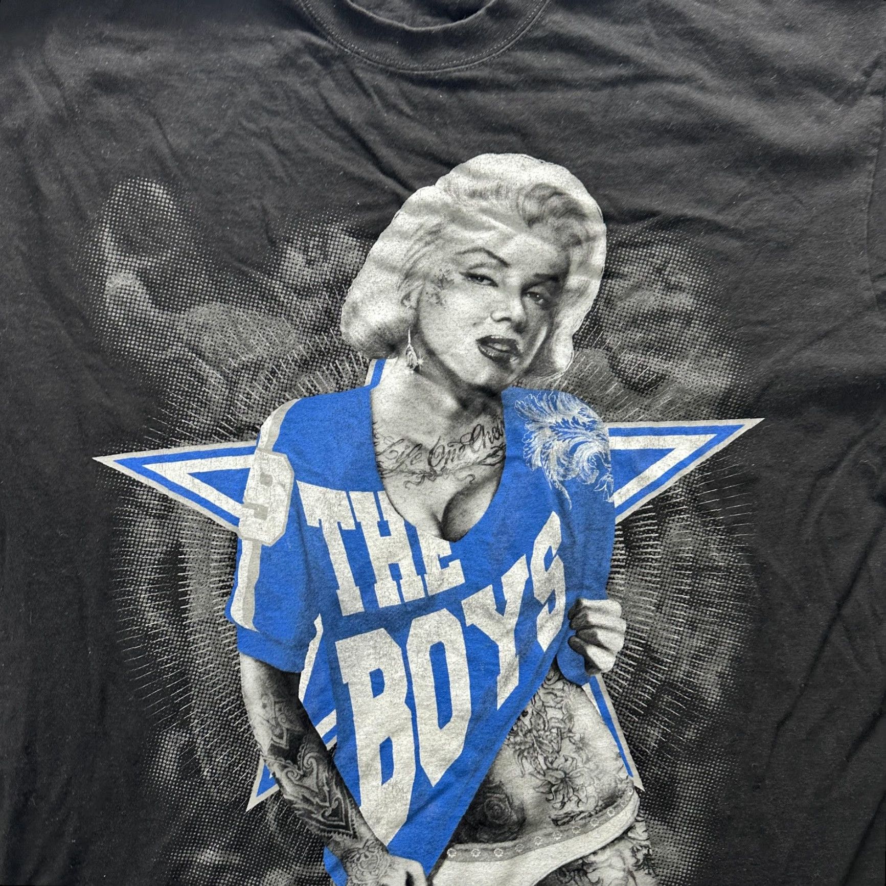 Vintage Street Certified The Boys Shirt Mens 3XL Black Tattoo Pinup Cowboys Marilyn Size US XXL / EU 58 / 5 - 4 Thumbnail