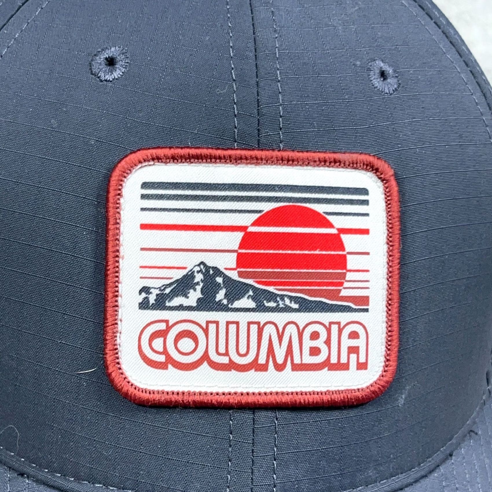 Vintage Columbia Hat Cap Snap Back Gray Performance Rip Stop Outdoor Hiking Baseball Size ONE SIZE - 2 Thumbnail