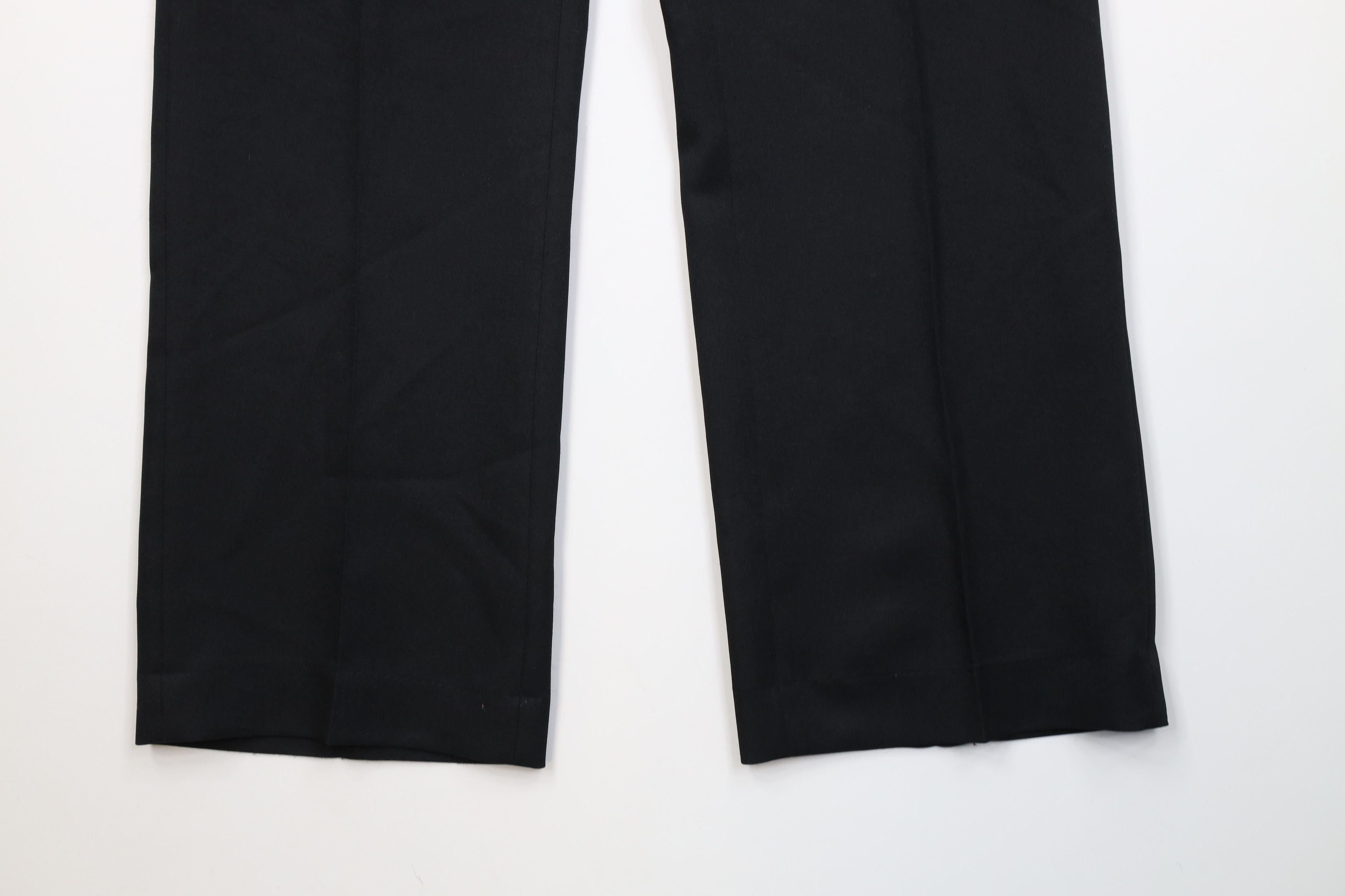Vintage Vintage 70s Streetwear Flared Wide Leg Chino Pants Black USA Size US 36 / EU 52 - 4 Thumbnail