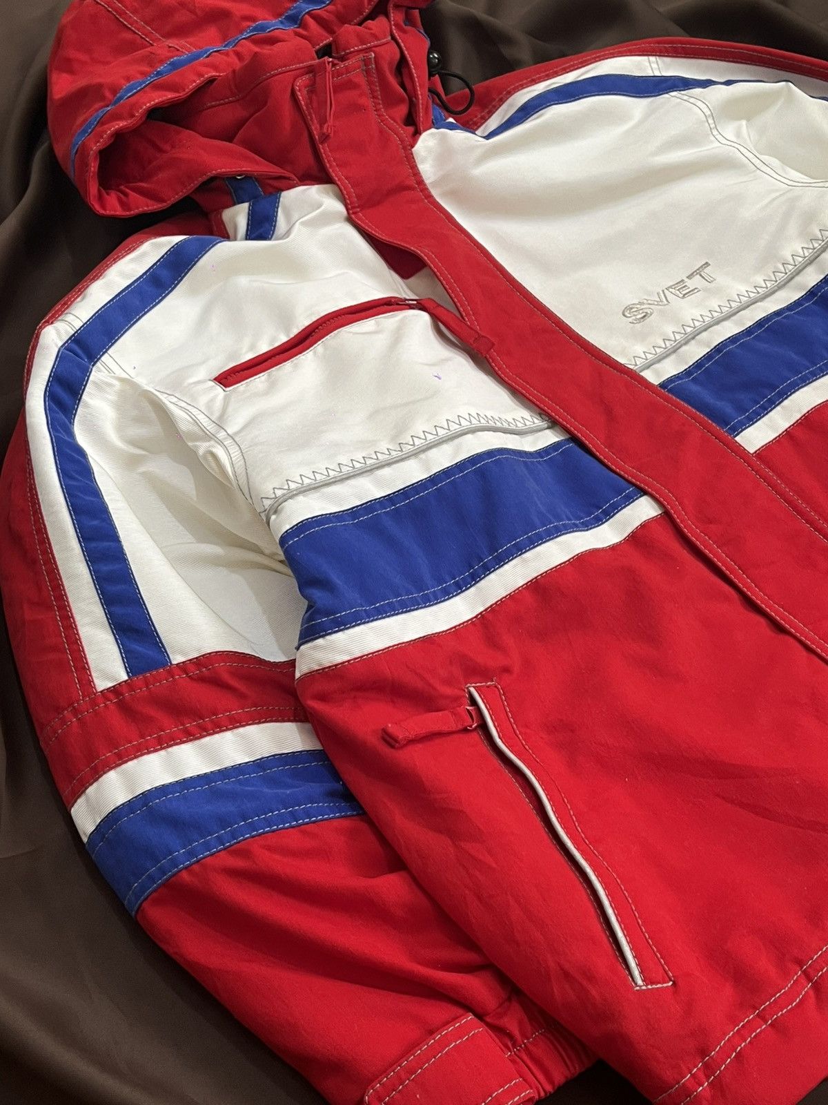 Other Rare Design Vintage Japanese Brand SVET Ski Jacket 1990's Size US XXL / EU 58 / 5 - 1 Thumbnail