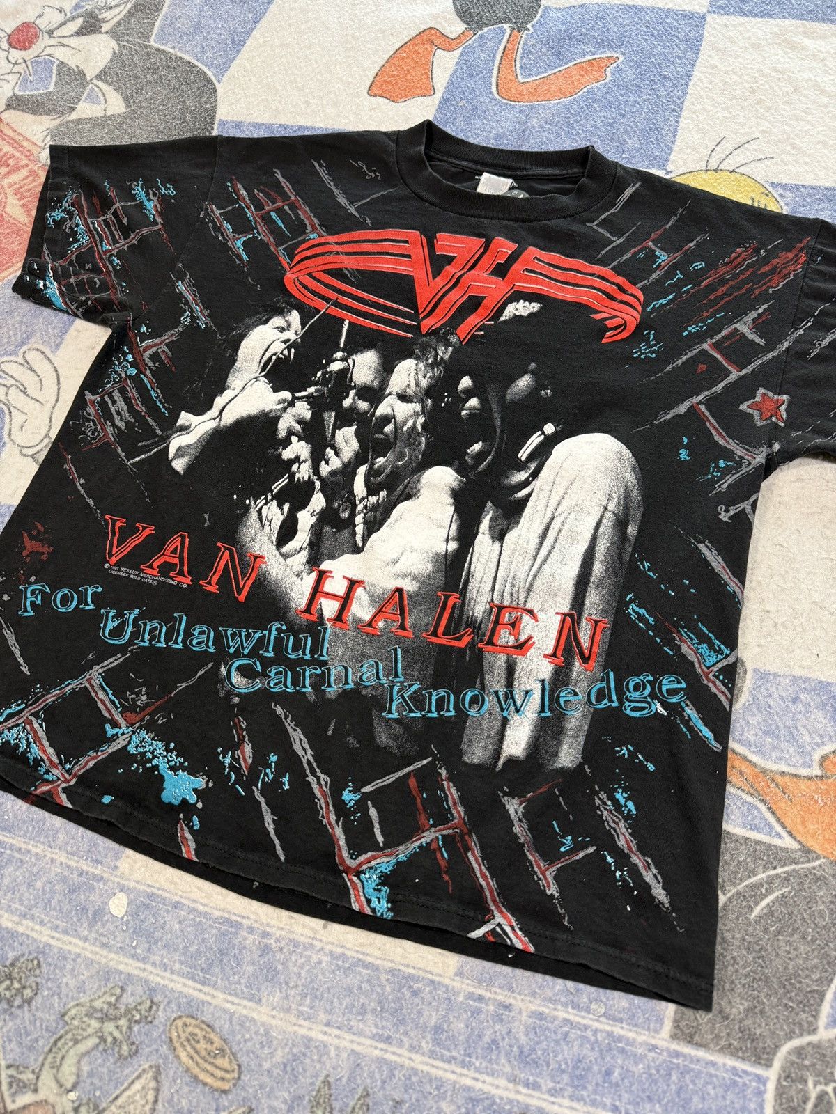 Band Tees Vintage Van Halen For Unlawful Carnal Knowledge tee Size US XL / EU 56 / 4 - 2 Thumbnail