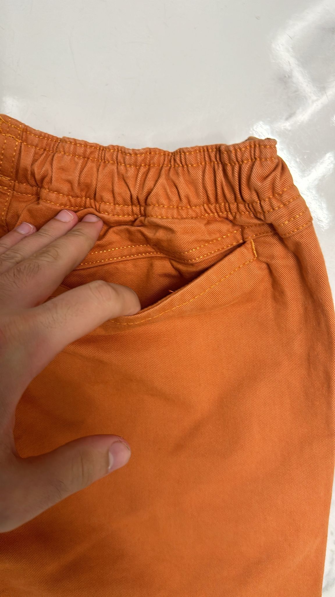 Stussy × Vintage Stüssy Brushed Beach Pant 'Orange' Size Small Size US 30 / EU 46 - 5 Thumbnail
