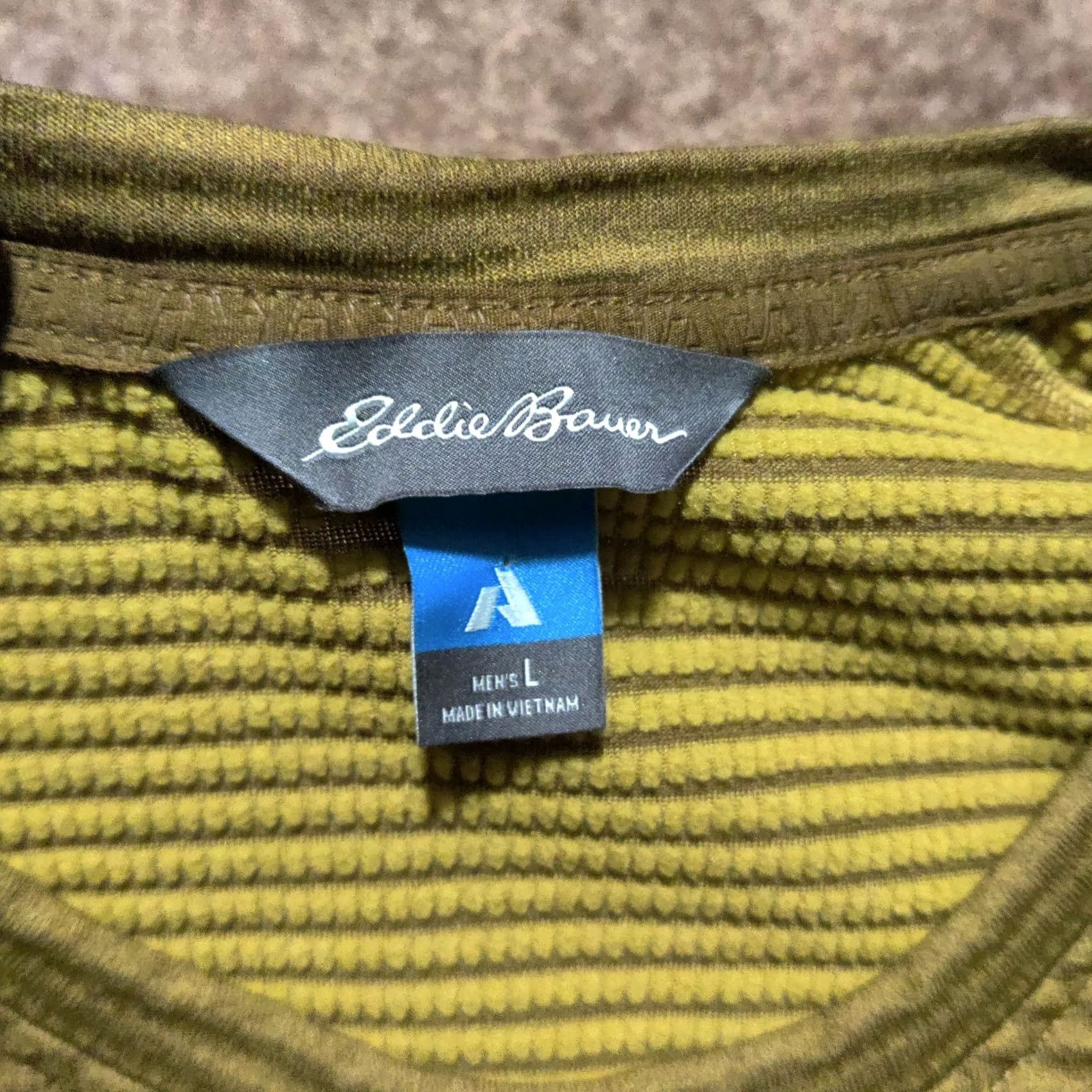 Eddie Bauer Eddie Bauer First Ascent Shirt Men’s Large Base Layer Thermal Gold Pullover Size US XL / EU 56 / 4 - 2 Thumbnail