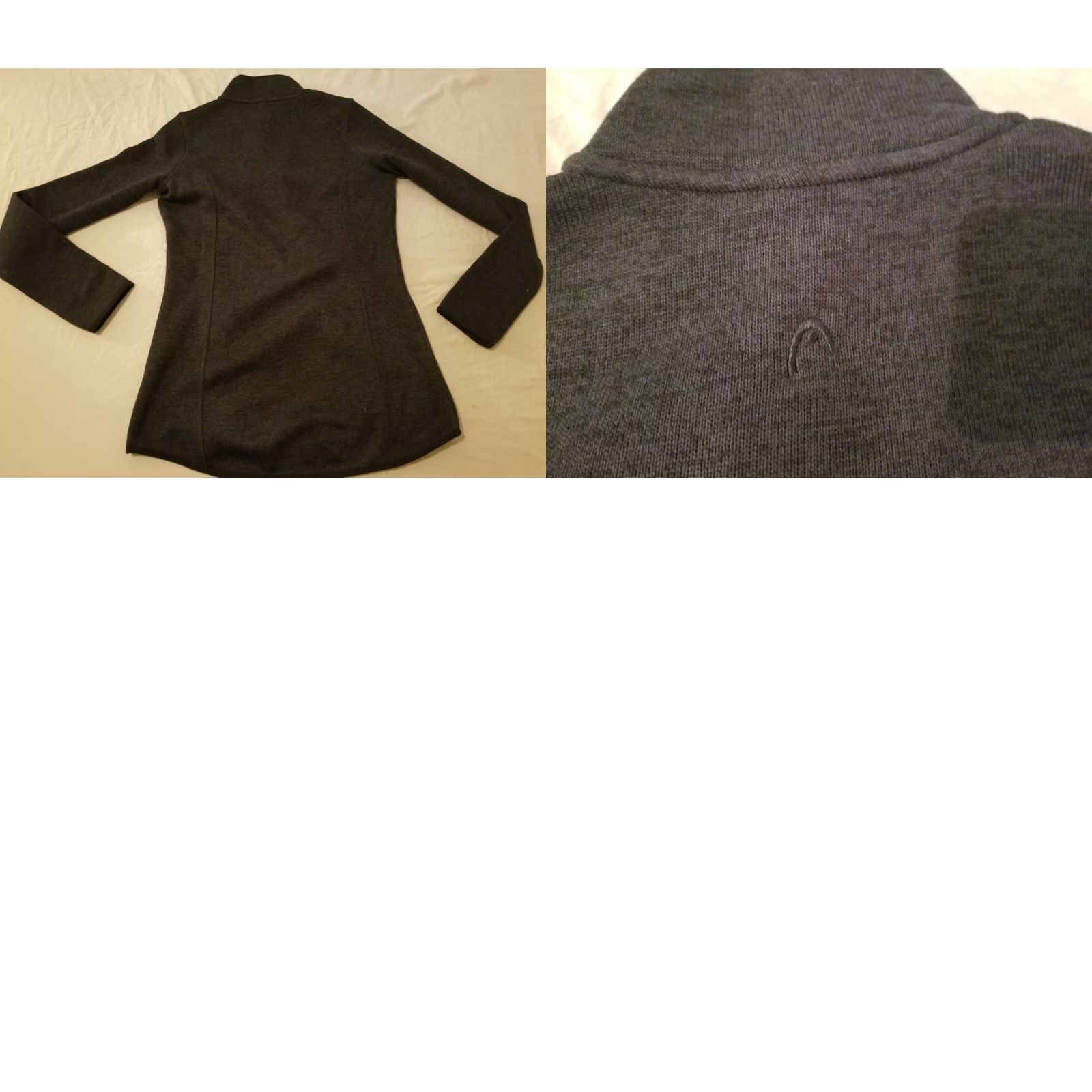 Vintage HEAD Jacket Womens Small Black Athletic Tennis Activewear Size S / US 4 / IT 40 - 8 Thumbnail