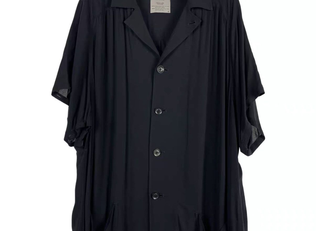 Yohji Yamamoto Yohji Yamamoto Batwing Long Short Sleeve Shirt J31 Size US L / EU 52-54 / 3 - 4 Thumbnail