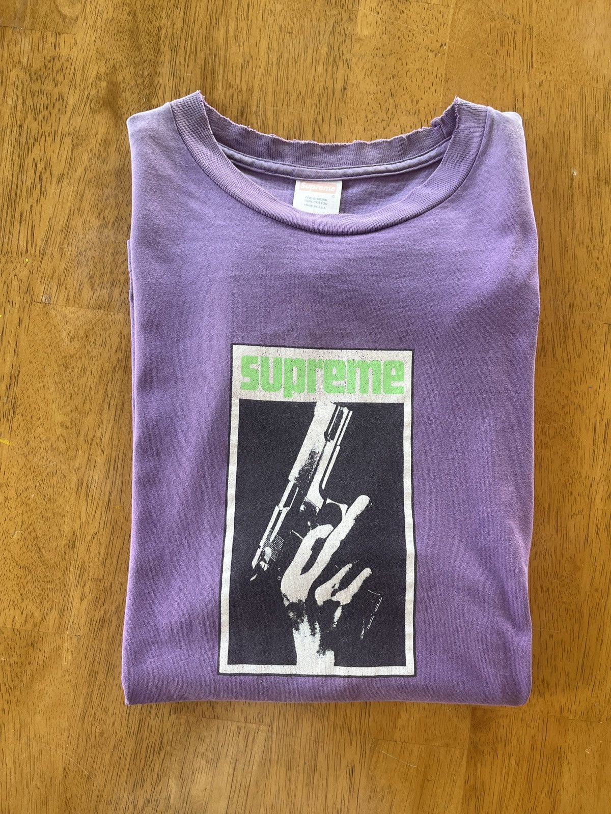 Supreme Supreme Stax Gun Tee SS05 Size US L / EU 52-54 / 3 - 5 Thumbnail