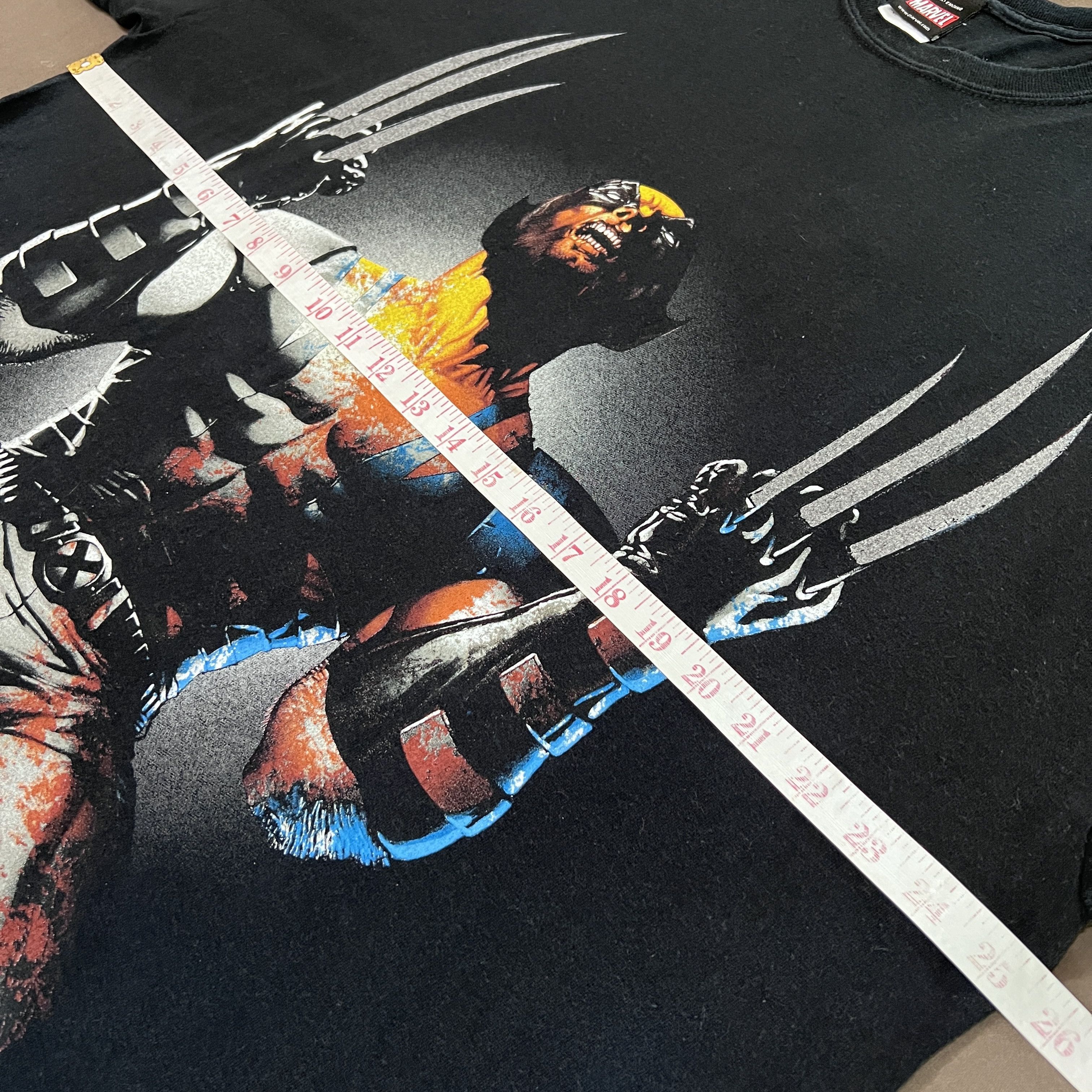 DC Comics × Marvel Comics × Vintage Vintage Marvel Wolverine Promo Tee 2XL Size US XXL / EU 58 / 5 - 8 Thumbnail