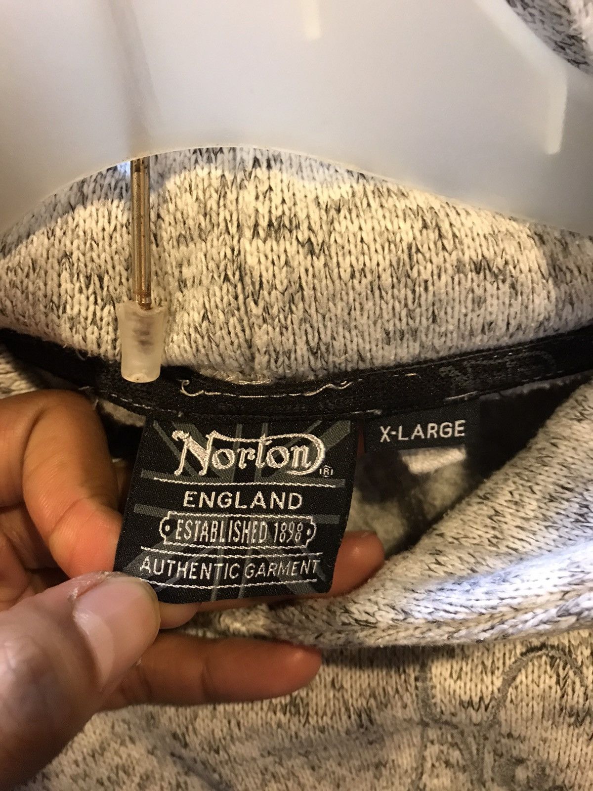 Norton Norton Embroidery Hoodie Size US L / EU 52-54 / 3 - 10 Thumbnail