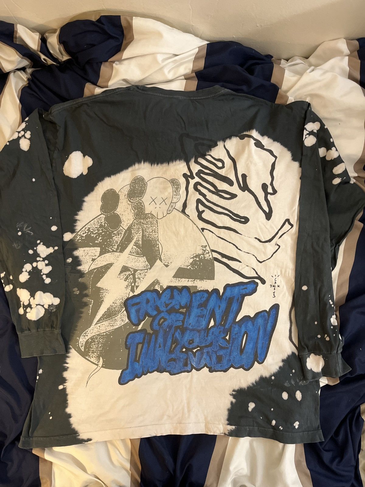 Fragment Design × Kaws × Travis Scott Travis Scott x Kaws x Fragment LS Shirt Size US XXL / EU 58 / 5 - 2 Thumbnail