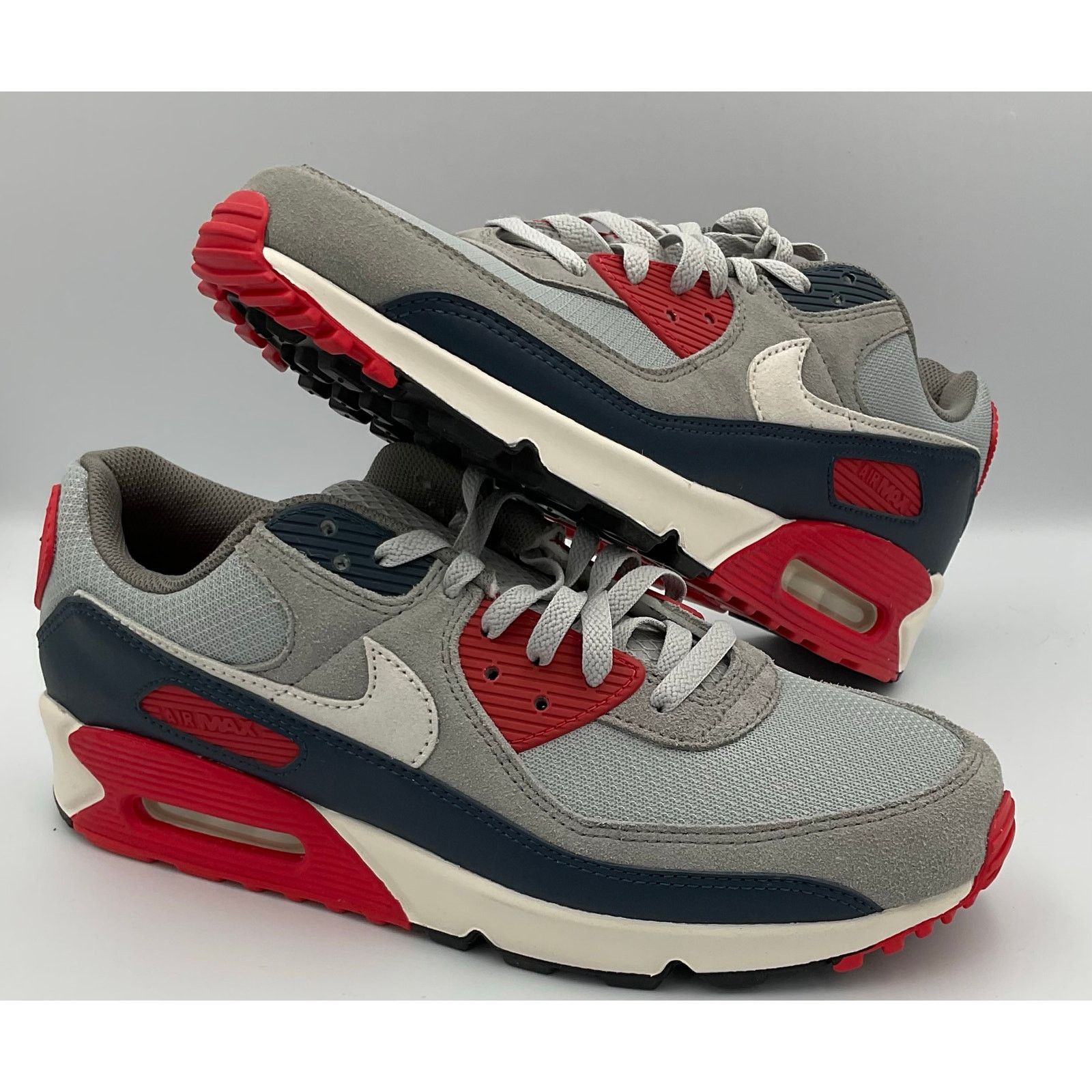 Nike Air Max 90 Men’s Smoke Gray Navy PhantomnSize 11.5