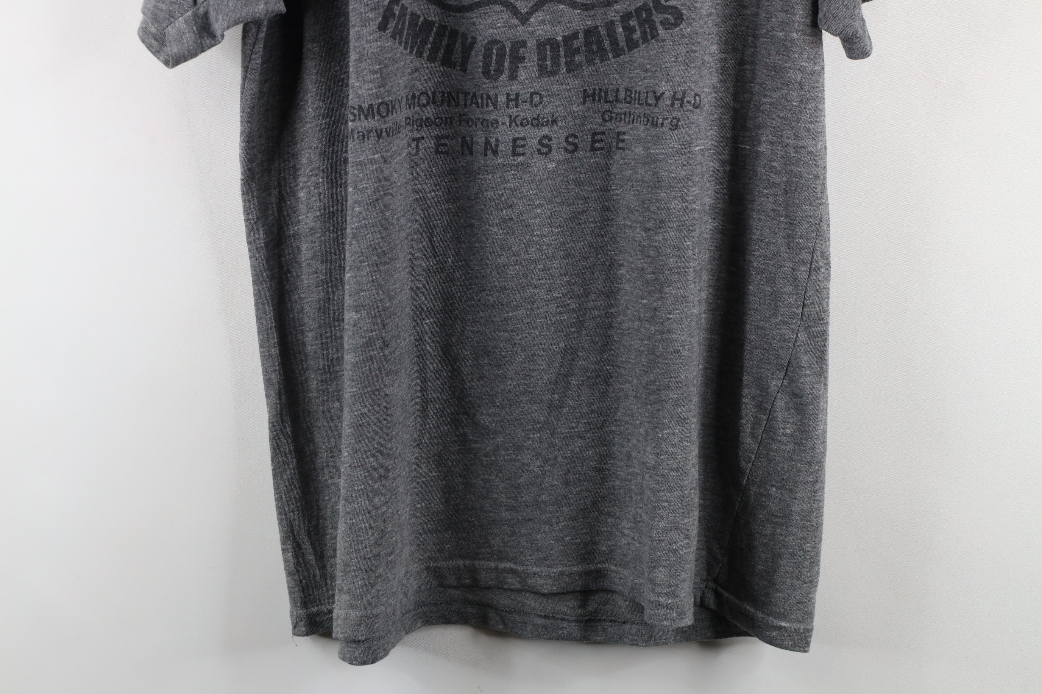 Harley Davidson × Vintage Vintage Harley Davidson Out Thin Soft T-Shirt Heather Gray Size US L / EU 52-54 / 3 - 10 Thumbnail