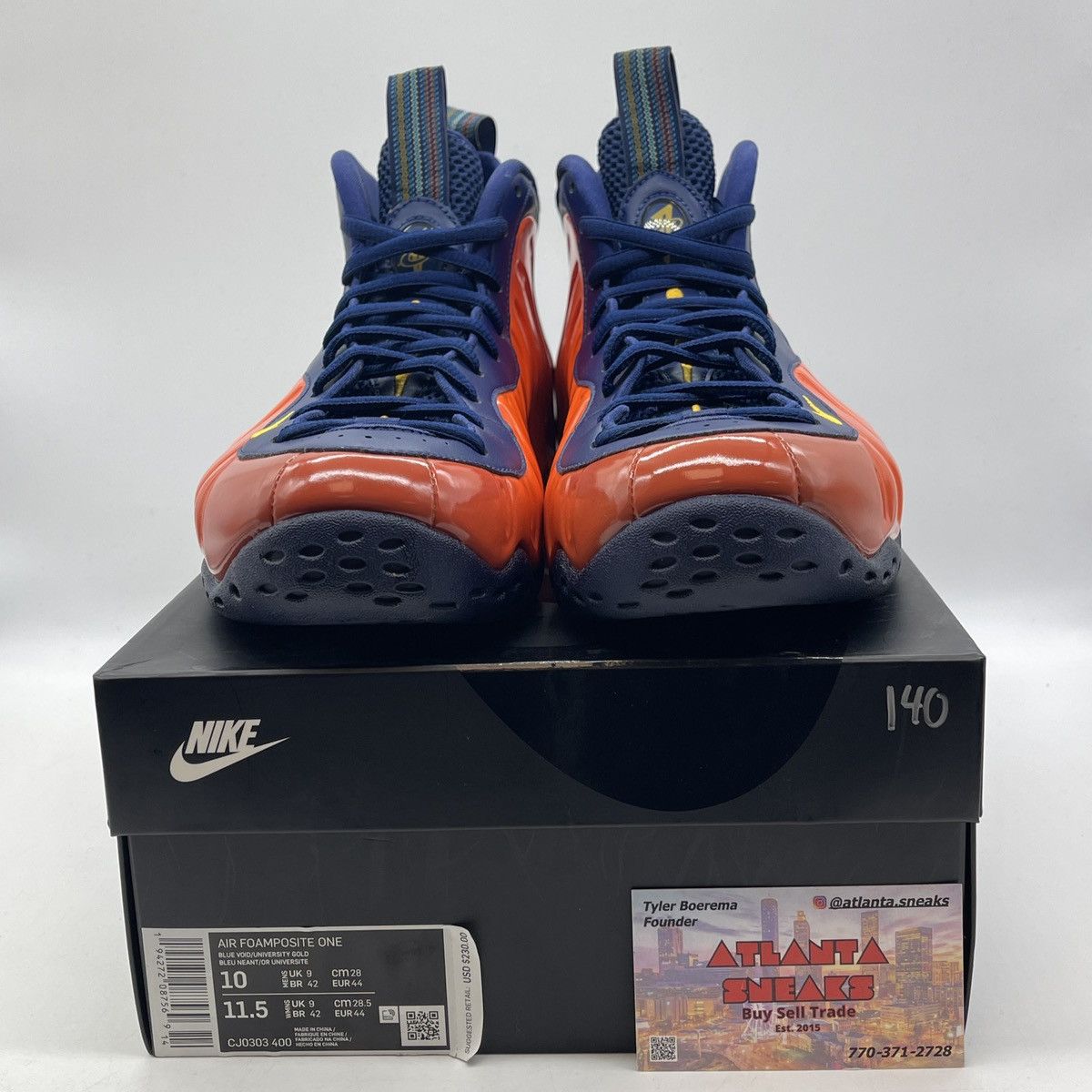 Nike Air foamposite one rugged Orange Size US 10 / EU 43 - 2 Thumbnail