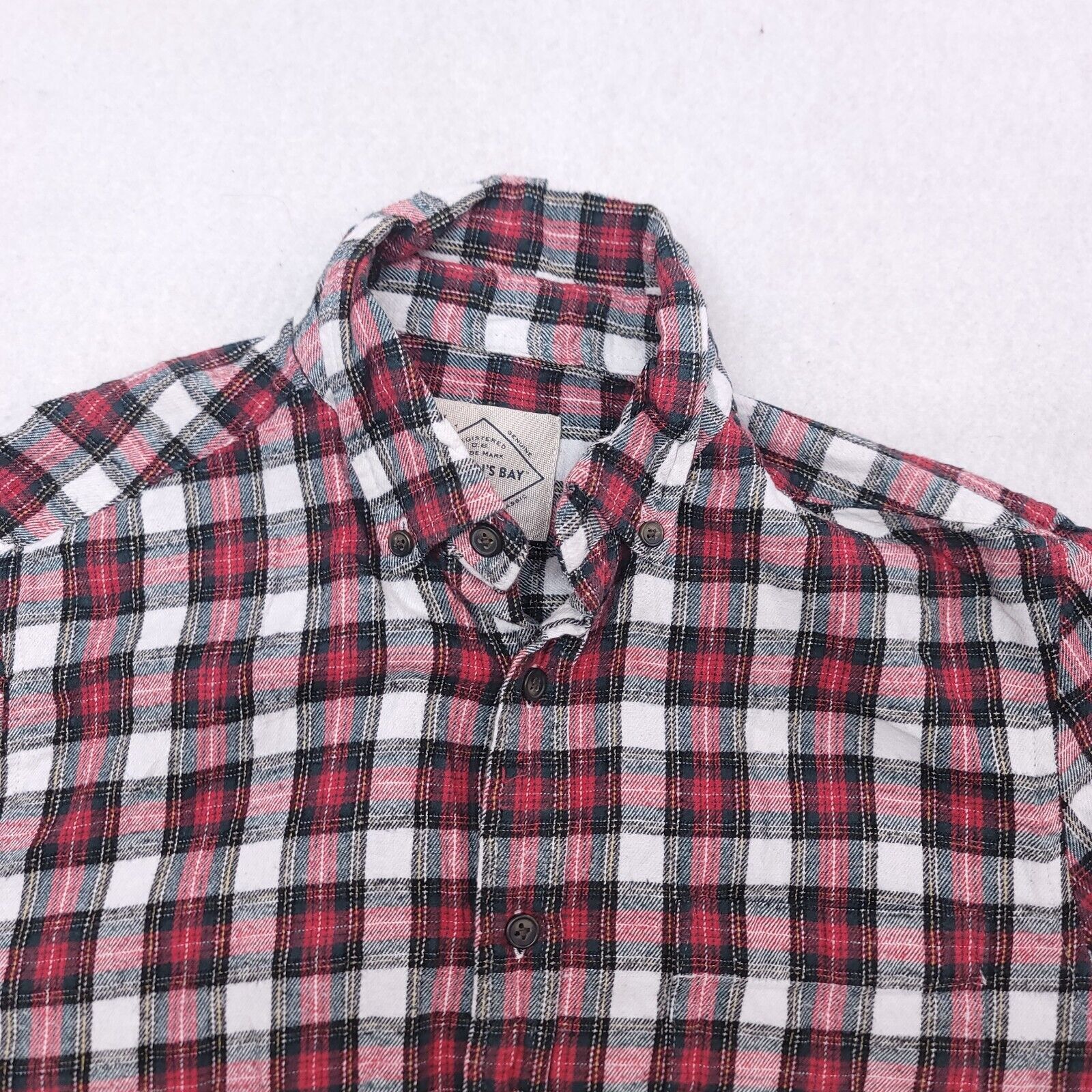 St. Johns Bay St Johns Bay Tartan Flannel Button Up Shirt Mens Size S Red Size US S / EU 44-46 / 1 - 1 Thumbnail