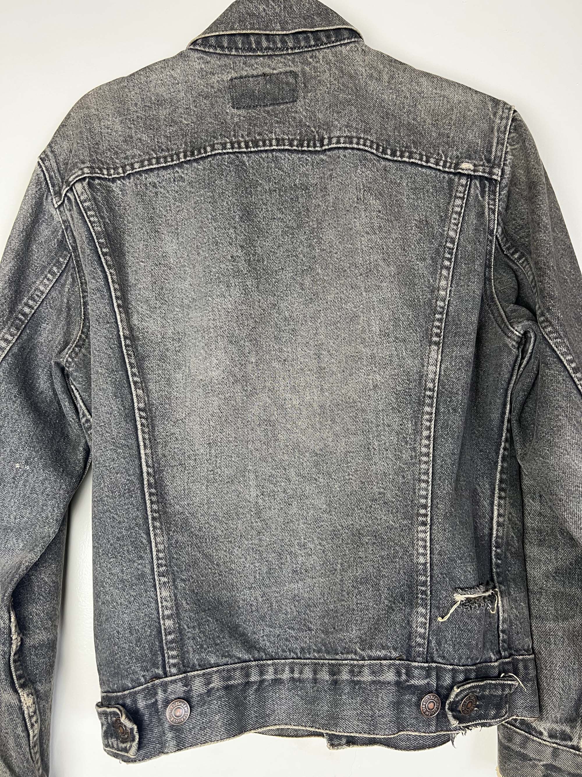 Levi's Vintage Clothing Vintage 1980's Levi's Black Denim 4 Pocket Jean Jacket Size US M / EU 48-50 / 2 - 6 Thumbnail
