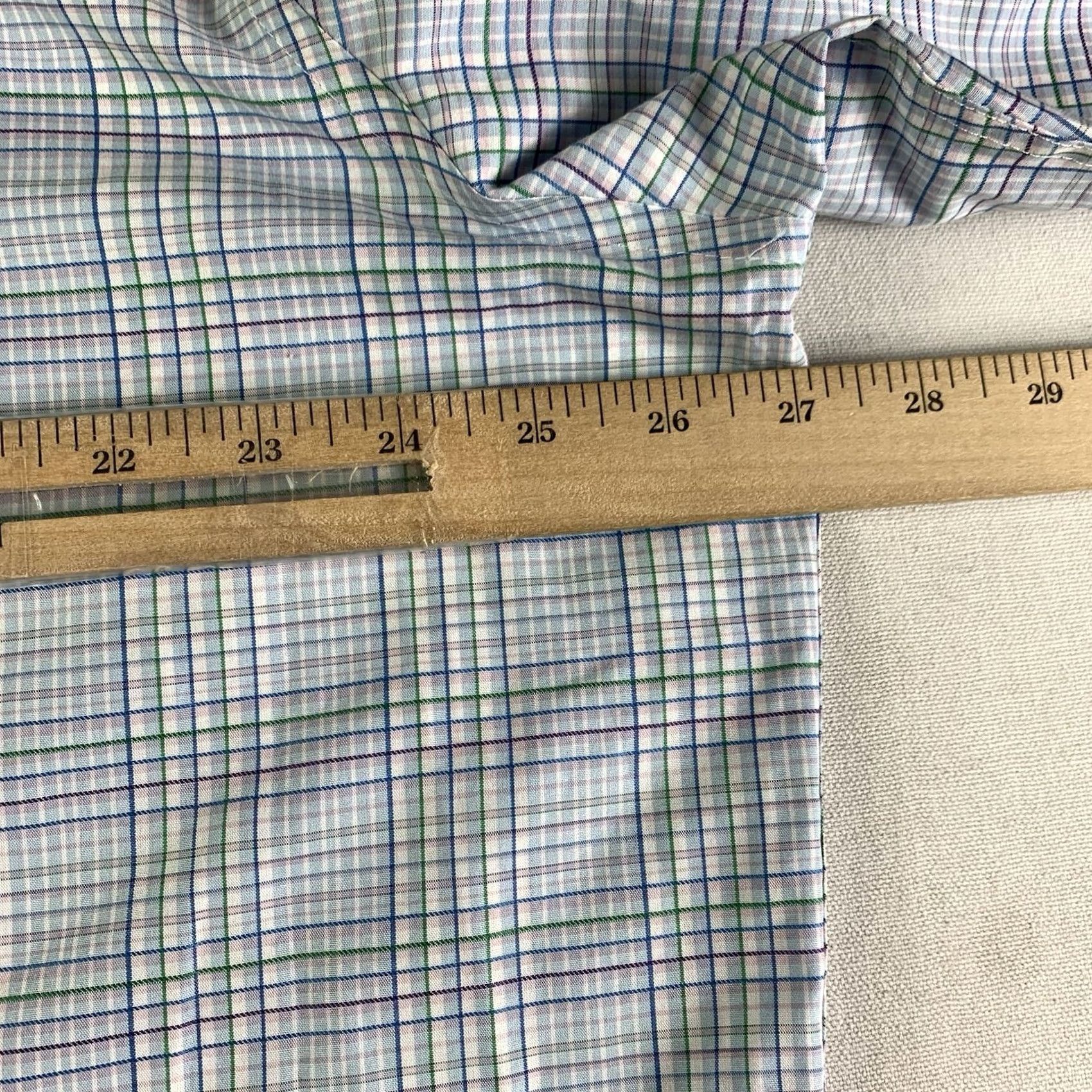 UNTUCKit UNTUCKit Button-Up Shirt Mens 3XL Plaid Long Sleeve Cotton Blue White Button Front Regular Fit Casual Shirt Size US XXL / EU 58 / 5 - 5 Thumbnail
