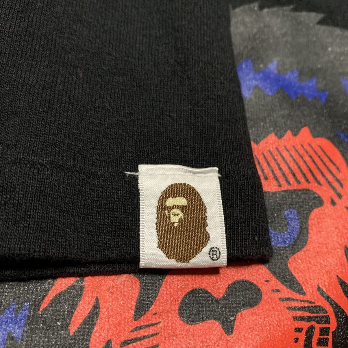 Bape Bape Large Walkers Graphic Black Tee A Bathing Ape Size US L / EU 52-54 / 3 - 7 Thumbnail