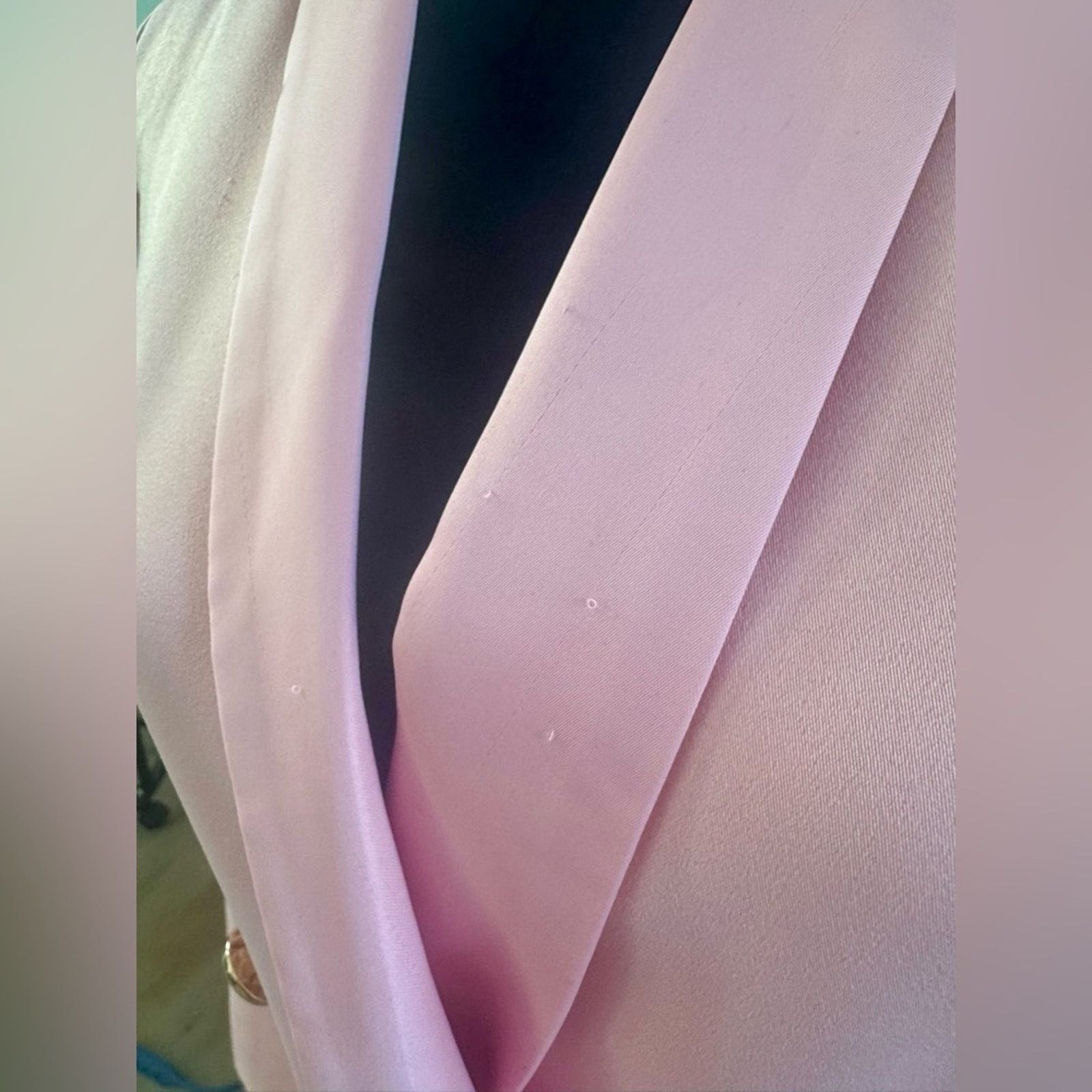 Other Elegant Pink Double-Breasted Women's Blazer Dress size S Size S / US 4 / IT 40 - 4 Thumbnail