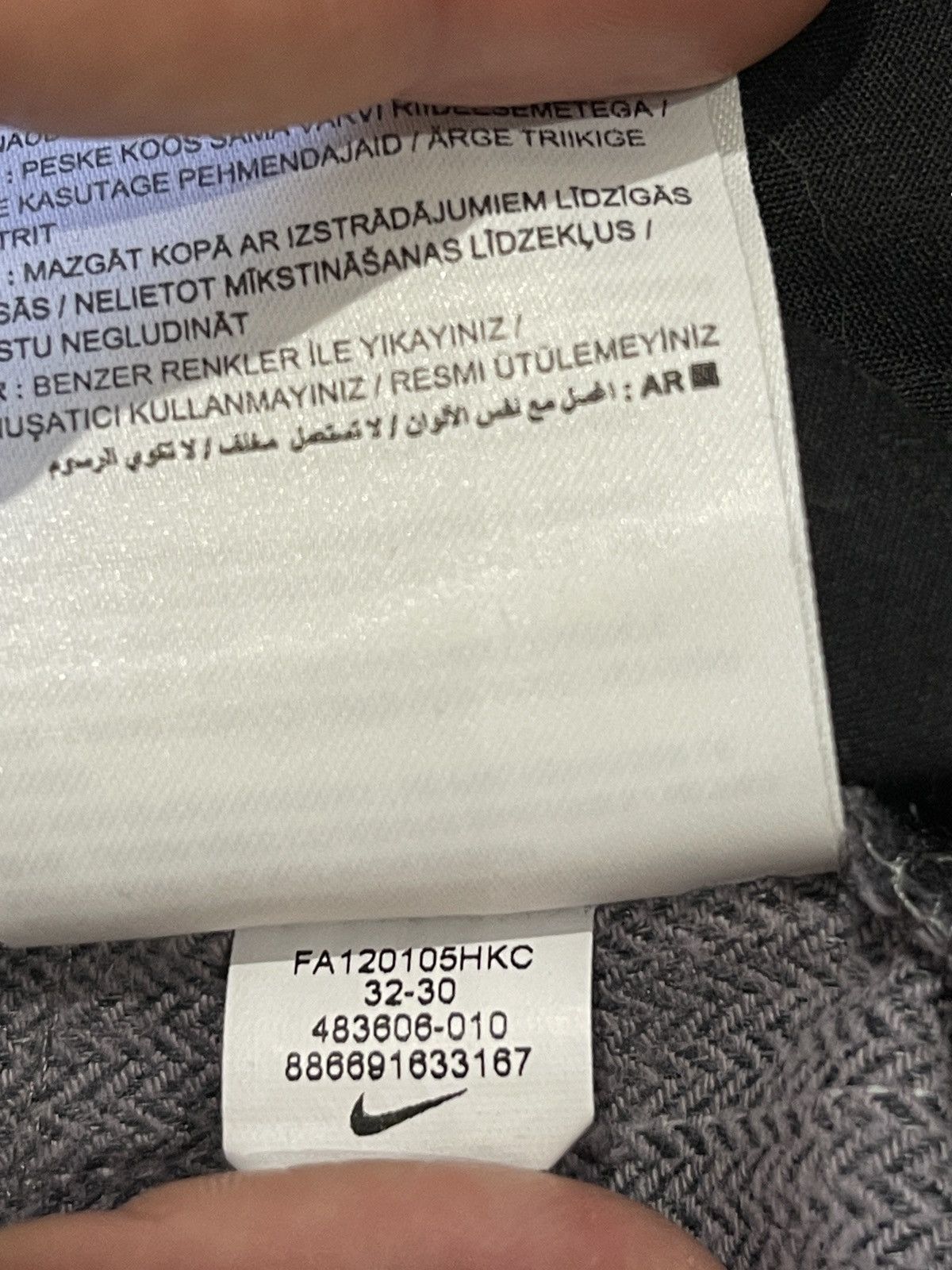 Nike Nike golf pants TOUR PERFORMANCE grey 32/30 Size US 32 / EU 48 - 10 Thumbnail