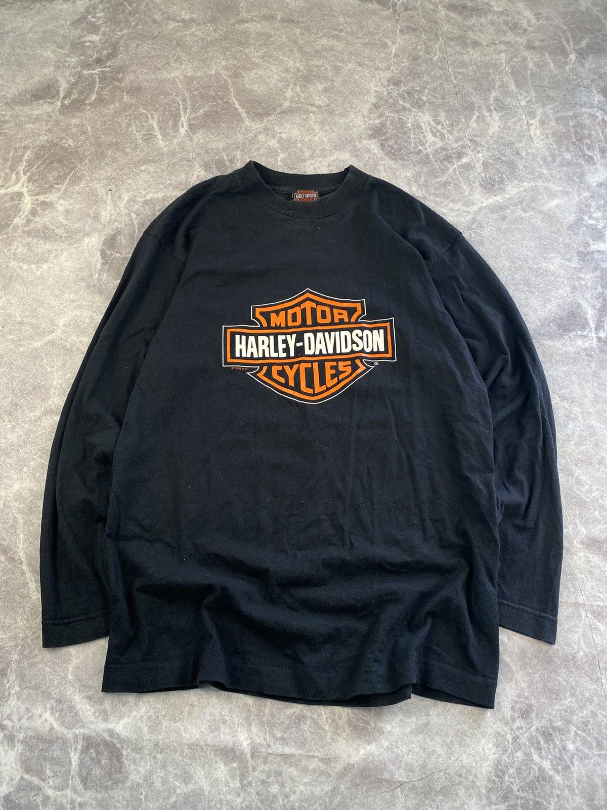 Harley Davidson Harley Davidson 1996 Black Bear Long Sleeve T-shirt Size: M Size US M / EU 48-50 / 2 - 1 Thumbnail