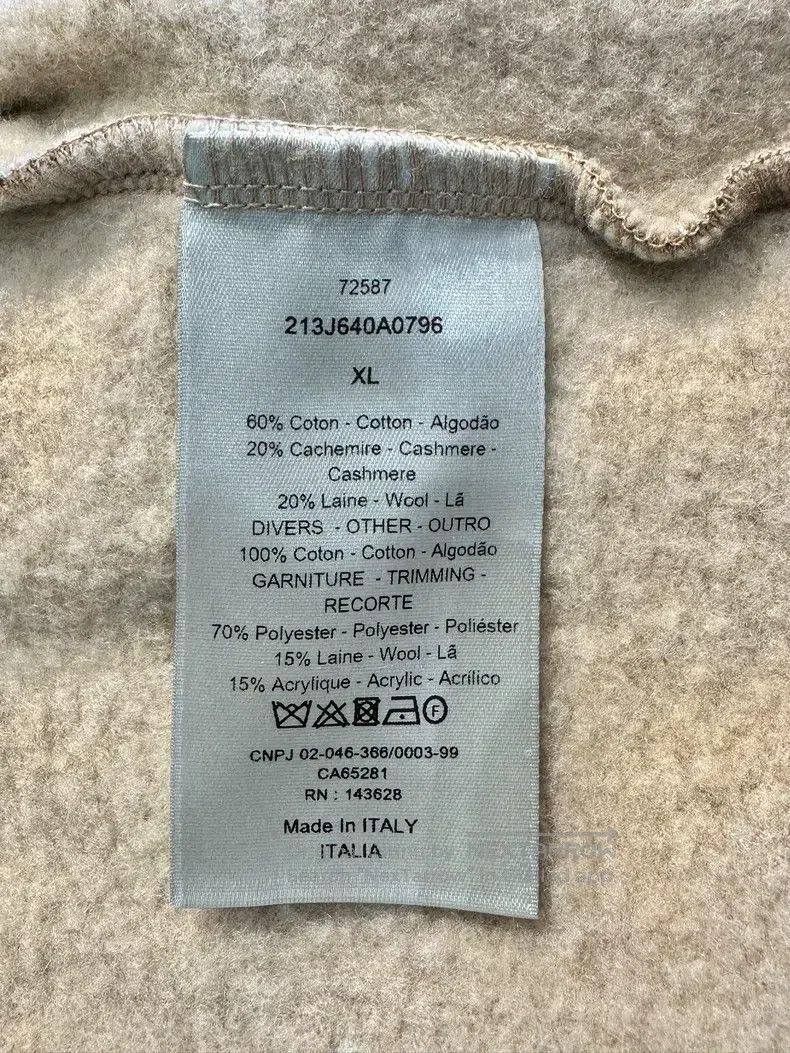 Dior Dior Classic Logo embroidered light coffee-coloured hooded Size US XL / EU 56 / 4 - 5 Thumbnail